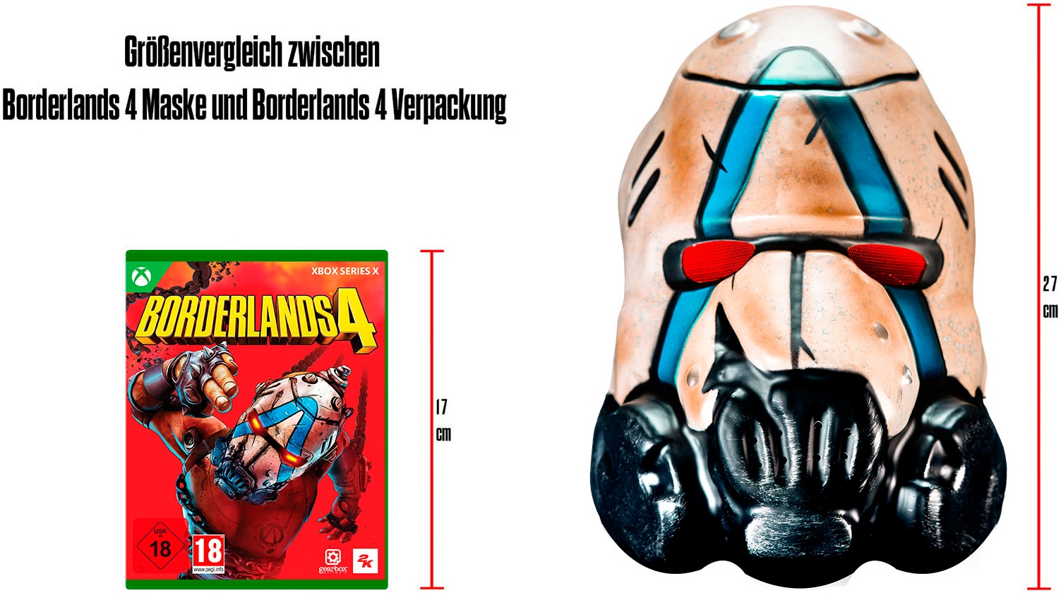 2K Spielesoftware »Borderlands 4«, Xbox Series X, Tragbare Gesichtsmaske - exklusiv bei OTTO