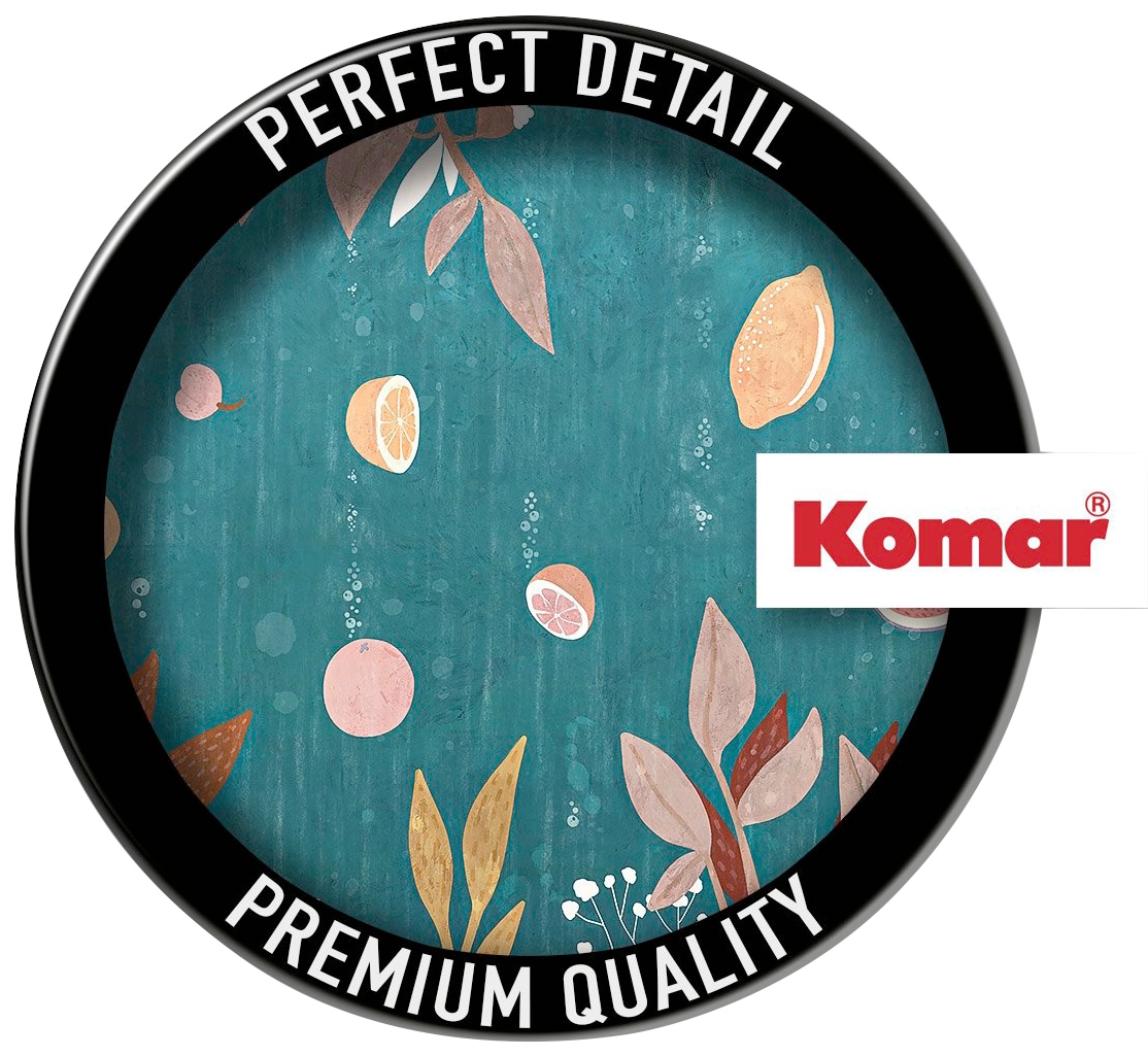 Komar Vliestapete »Digitaldruck Vlies - Rêve de Fruits - Größe 350 x 250 cm«, bedruckt, Wohnzimmer, Schlafzimmer