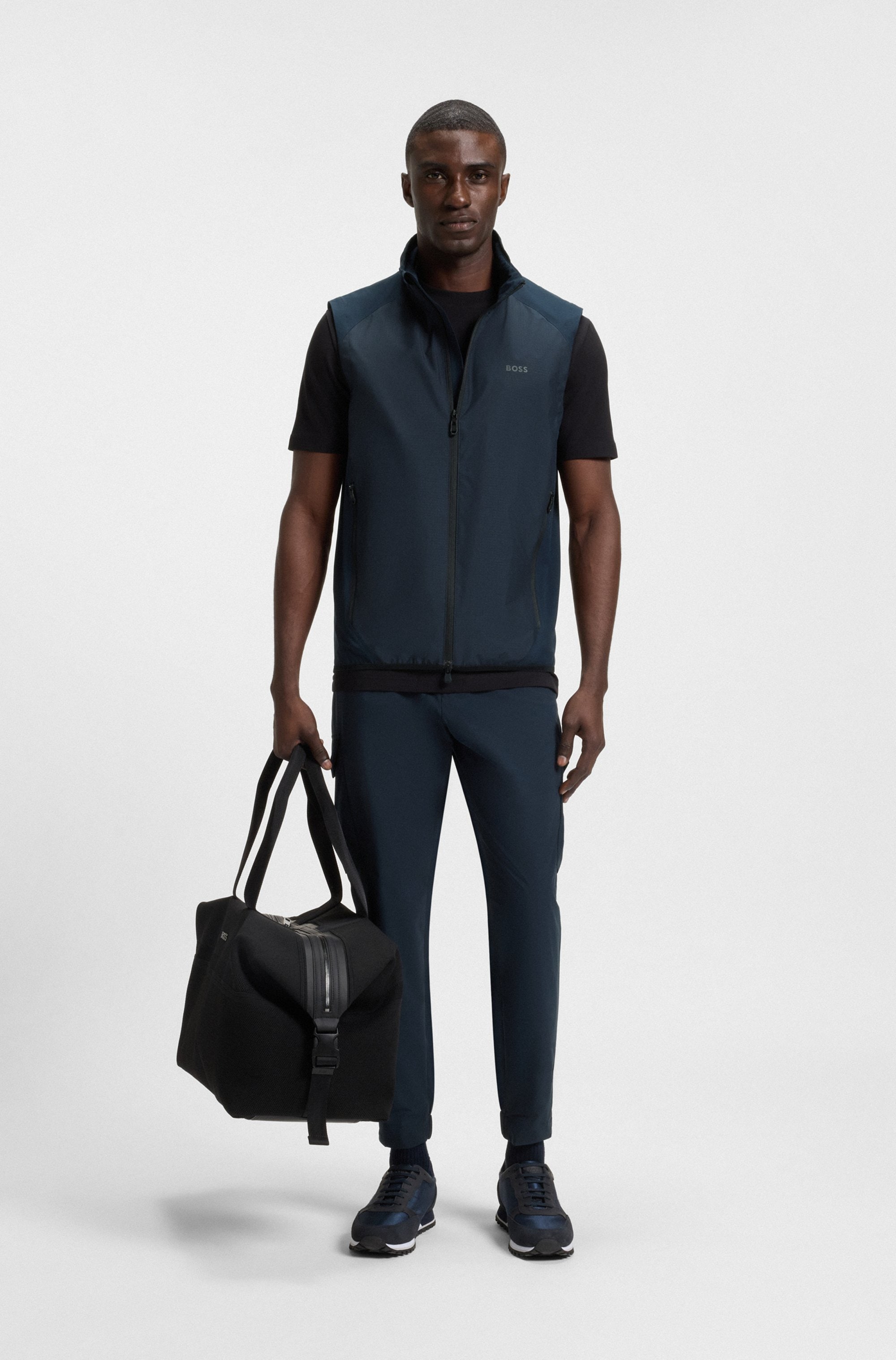 BOSS GREEN Cargohose »T Urbanex-CargoLight«, mit elastischem Bund und Kordelzug