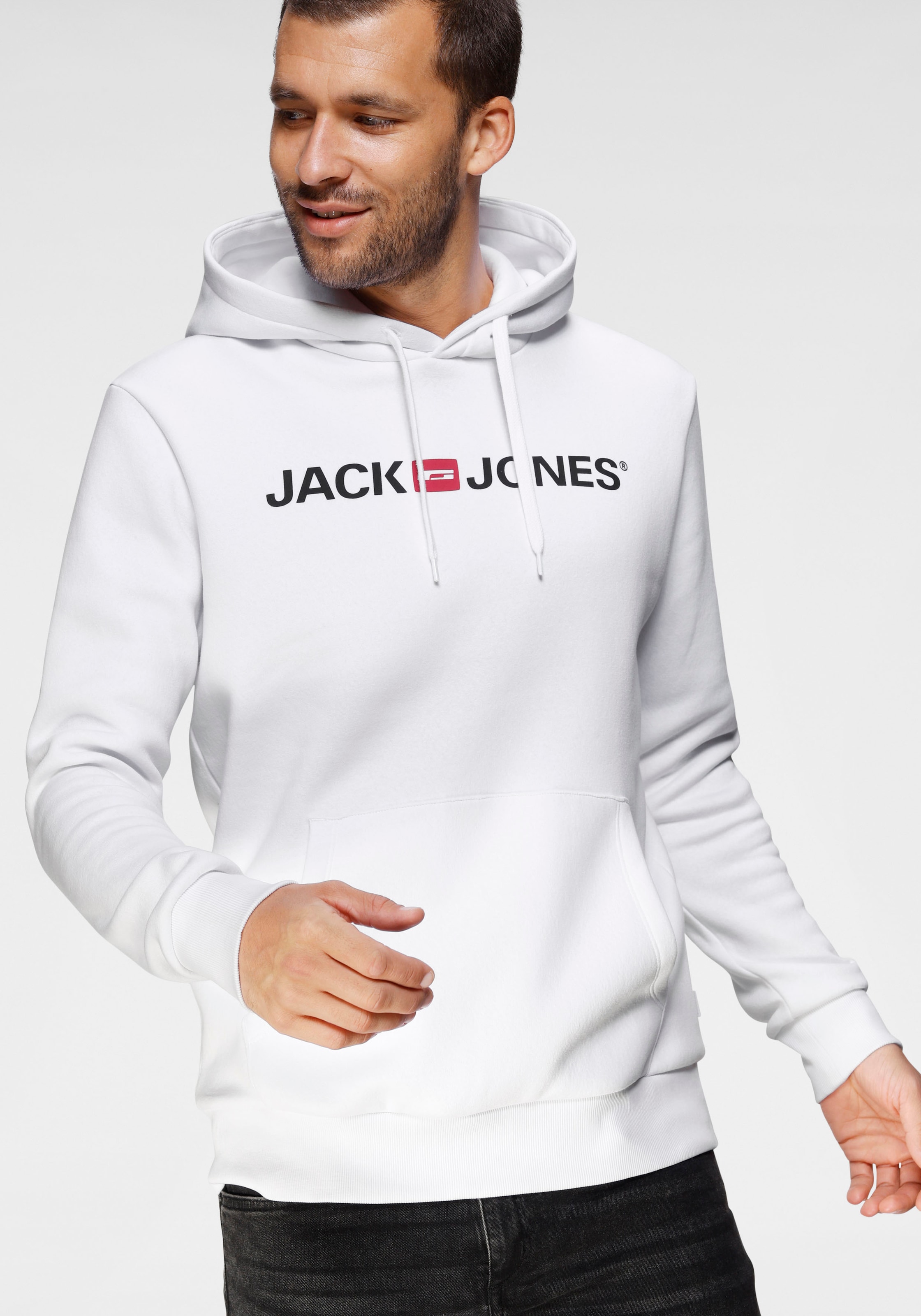 Jack & Jones Kapuzensweatshirt »Logo Hoodie Oldschool«