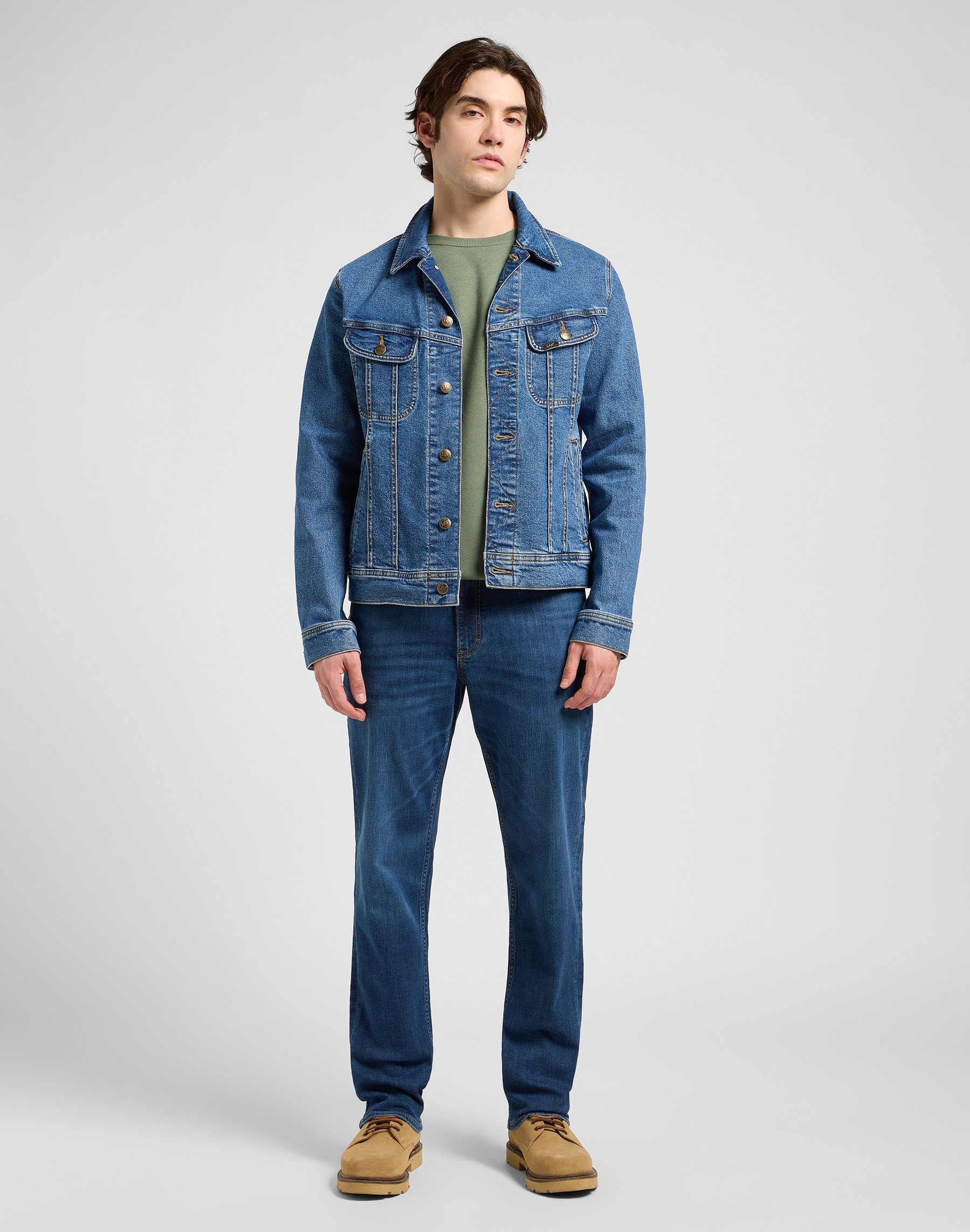 Lee® Jeansjacke »RIDER_JACKET« mit seitlichen Eingrifftaschen