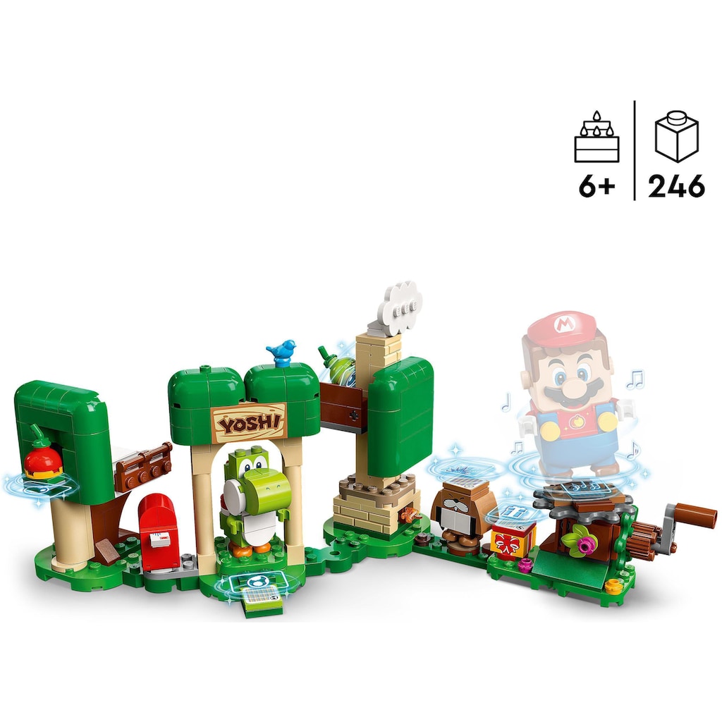 LEGO® Konstruktionsspielsteine »Yoshis Geschenkhaus – Erweiterungsset (71406), LEGO® Super Mario«, (246 St.)