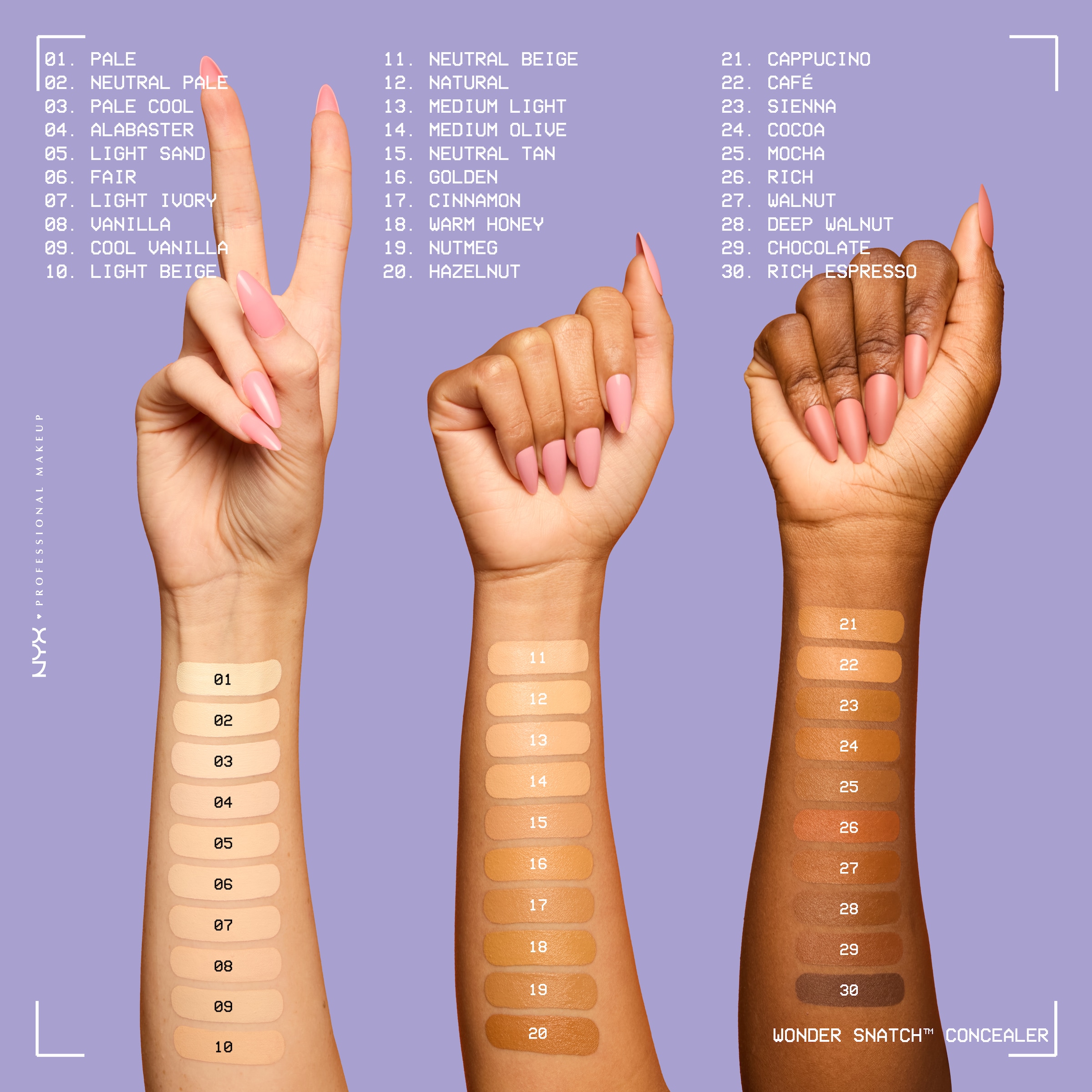 NYX PROFESSIONAL MAKEUP Concealer »Wonder Snatch Concealer« kaschiert Augenringe und Unreinheiten, deckt bis zu 24 Stunden