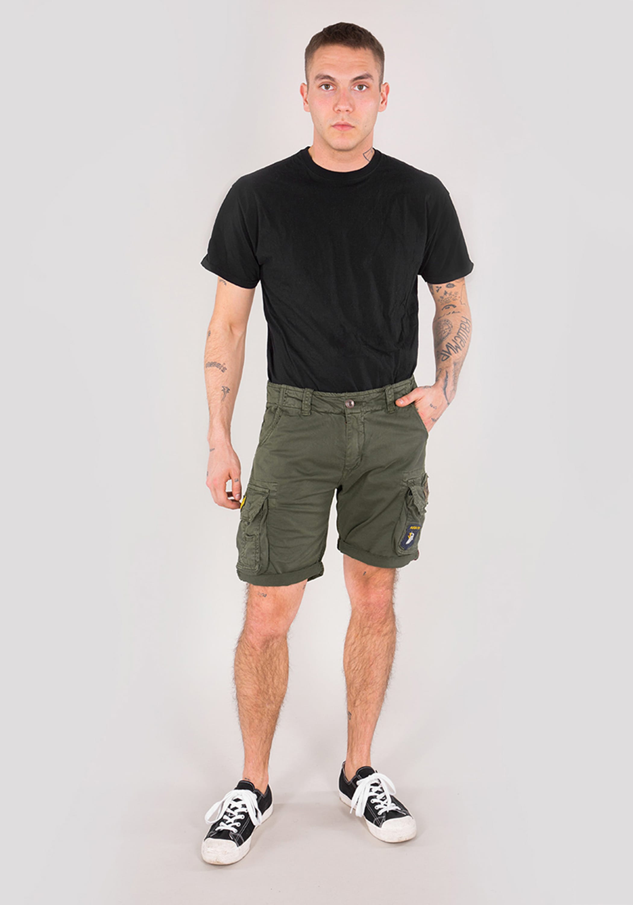 3. Bild von Alpha Industries Shorts »Alpha Industries Men - Shorts Crew Short Patch«