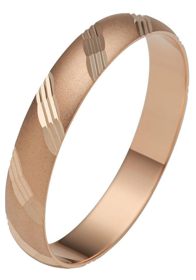 Firetti Trauring »Schmuck Geschenk Gold 375 Hochzeit Ehering "LIEBE"«, Made in Germany, wahlweise mit oder ohne Brillanten