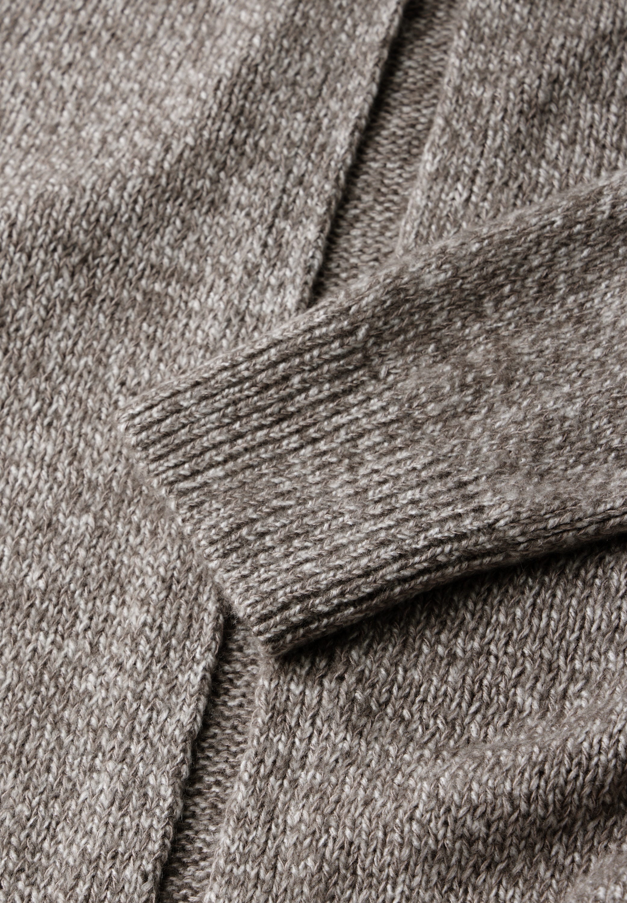 STREET ONE Cardigan, in offener Form, in melierter Optik