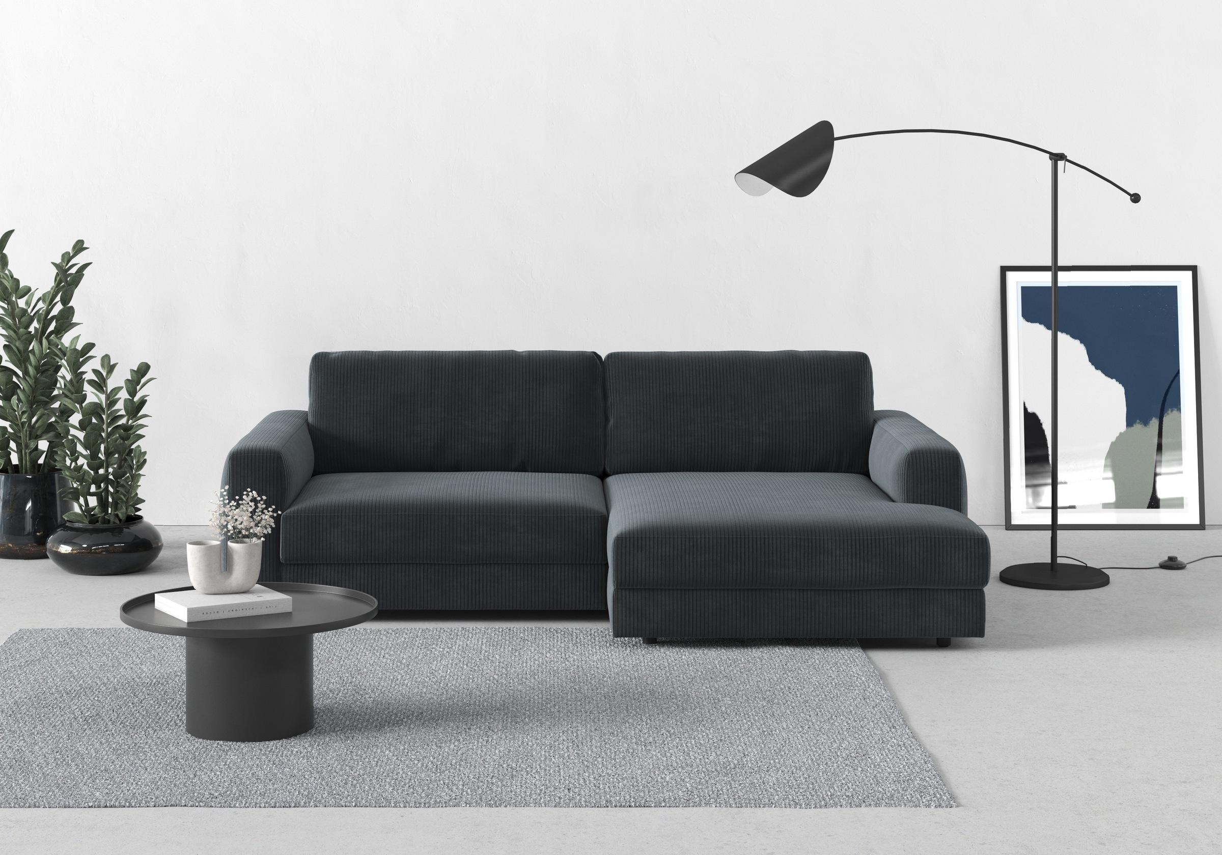 TRENDMANUFAKTUR Ecksofa »Bourbon, Mega Designsofa mit tollem Sitzkomfort, B günstig online kaufen