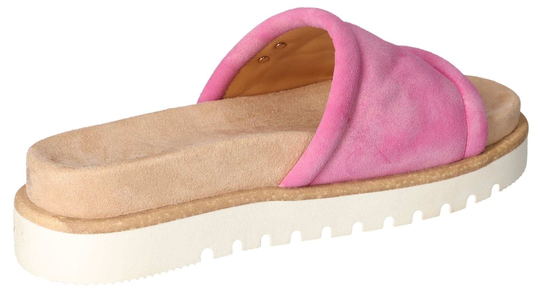 Mustang Shoes Pantolette, Sommerschuh, Schlappen, Poolslides mit Plateausohle