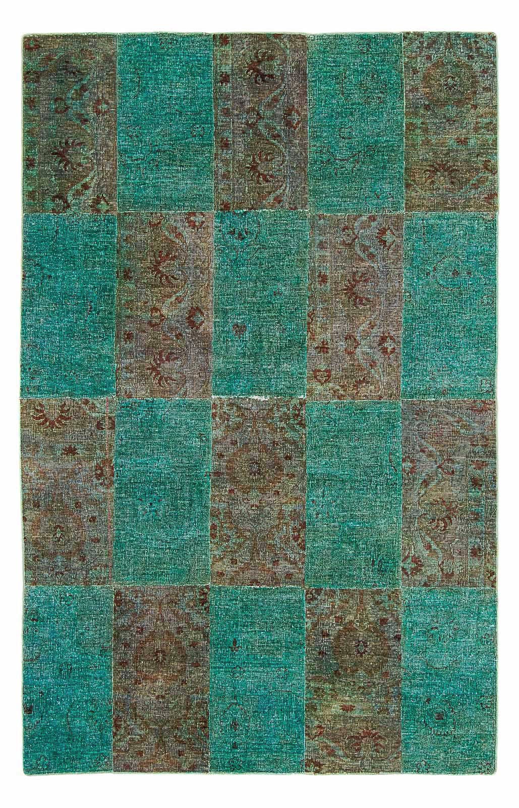 morgenland Wollteppich »Patchwork Patchwork 194 x 146 cm«, rechteckig, 8 mm günstig online kaufen