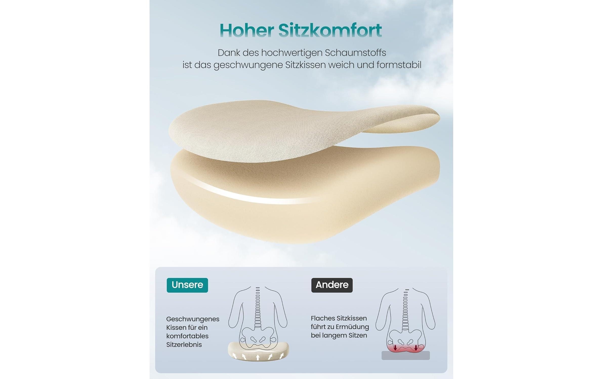 SONGMICS Bürostuhl »Cappuccino« ()