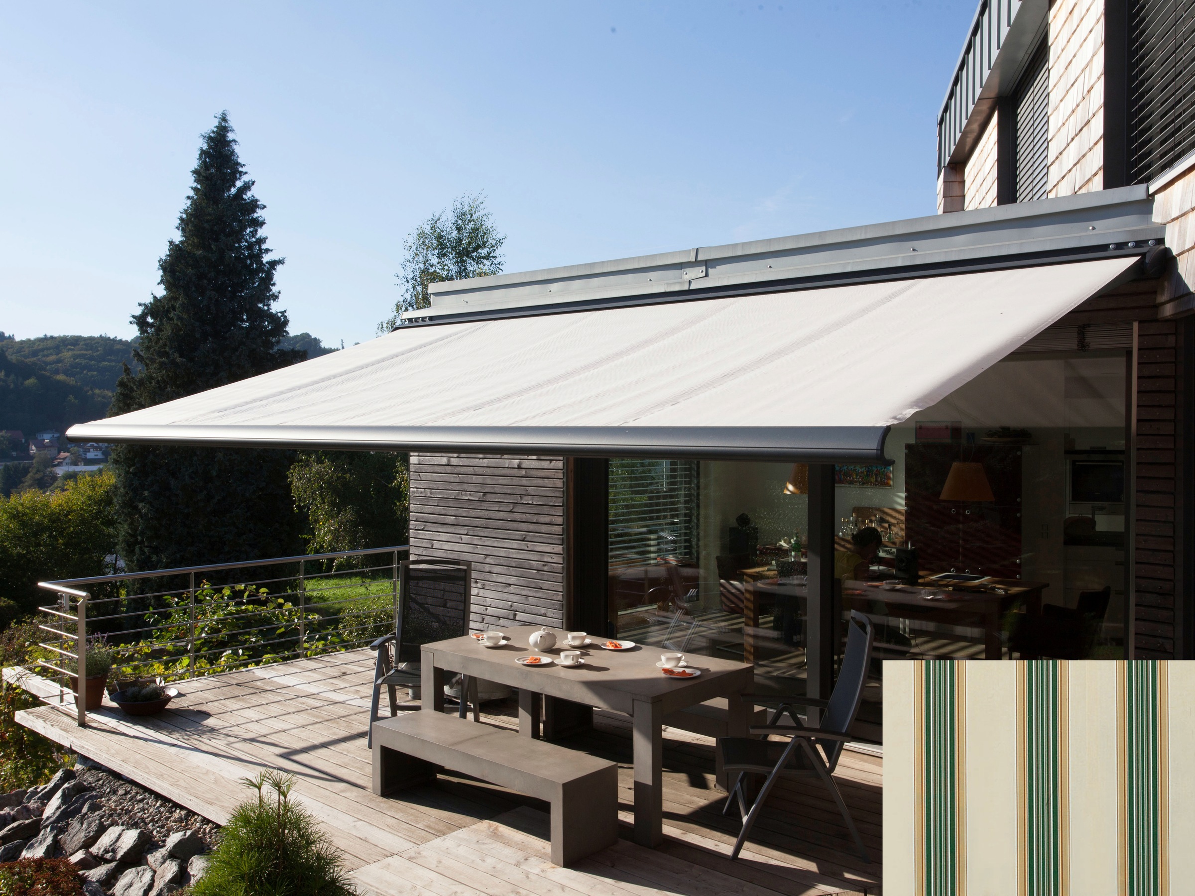 Wismar Kassettenmarkise »Classic S-Compact«, Breite: 550 cm, Ausfall: 300 cm