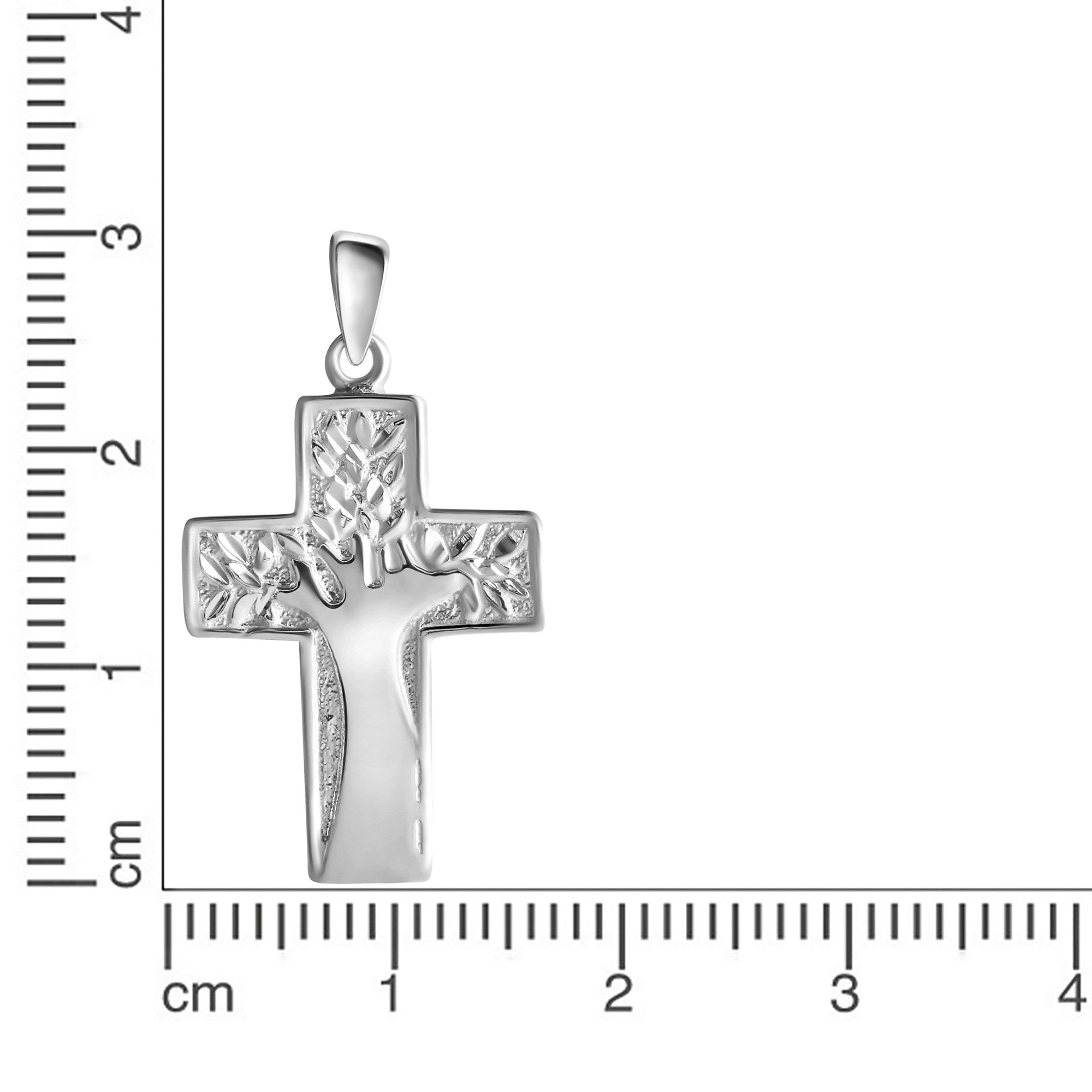 Vivance Kettenanhänger »925-Sterling Silber weiss«