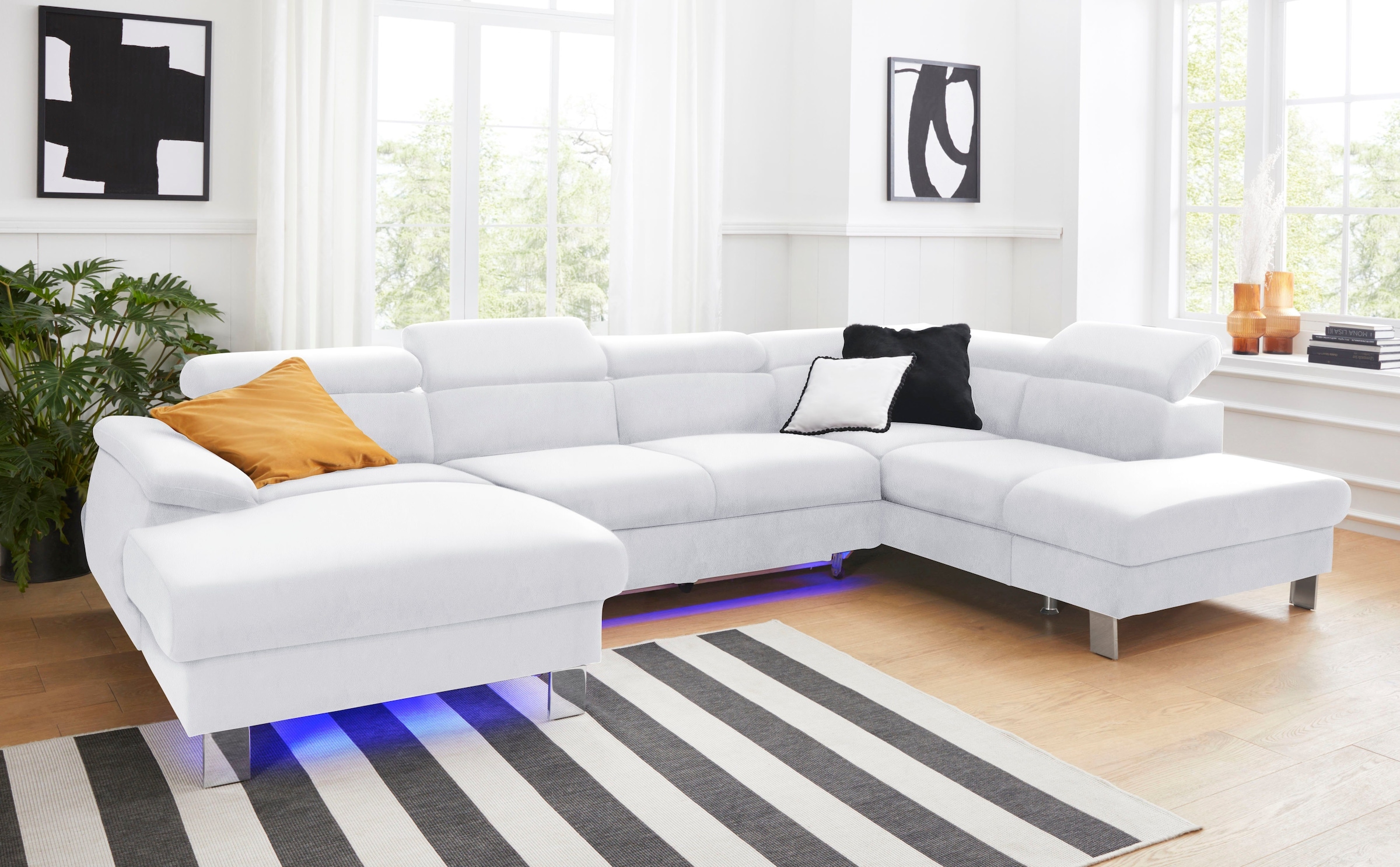 COTTA Polstergarnitur »Komaris U-Form«, (Set), Set bestehend aus: Wohnlands günstig online kaufen
