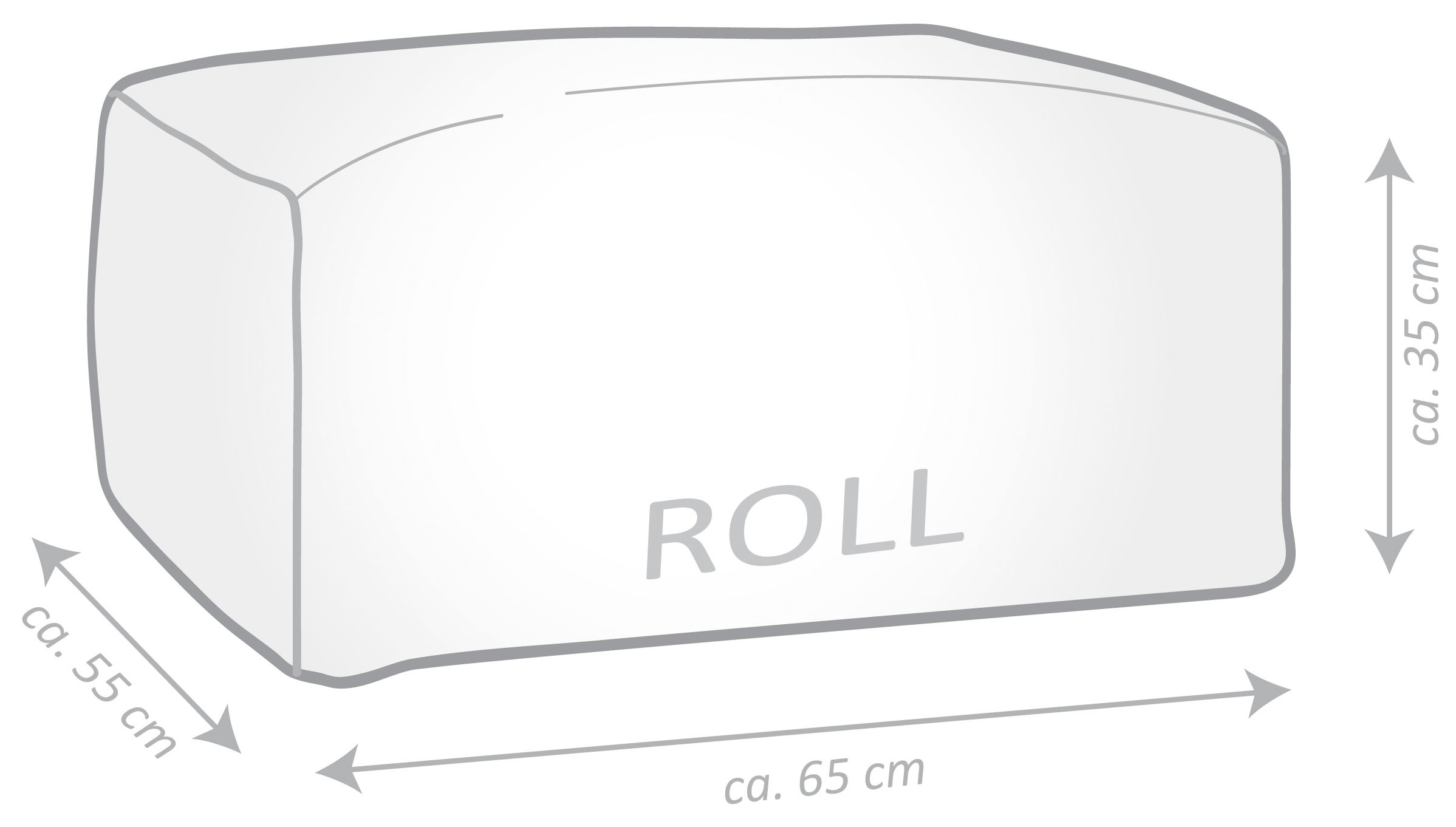 Magma Heimtex Sitzsack »Roll MARLA«, (1 St.)
