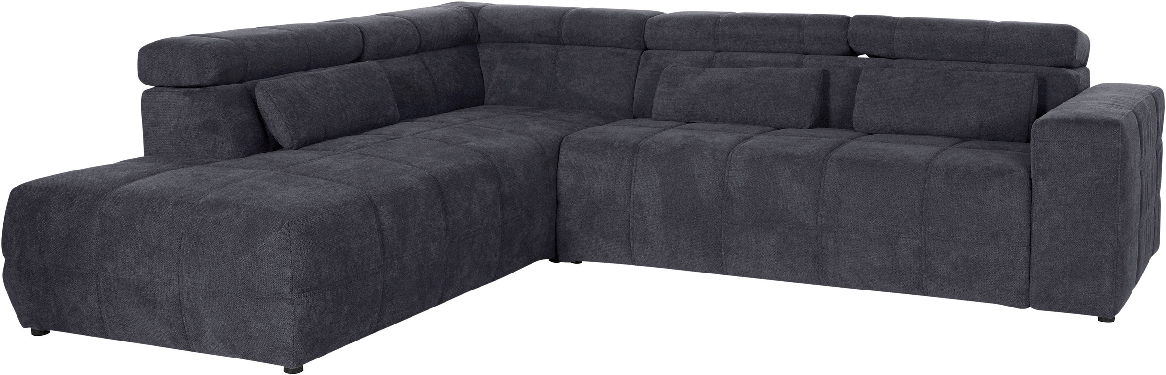 DOMO collection Ecksofa »Brandon L-Form, auch in Leder«, inklusive Kopfteil günstig online kaufen