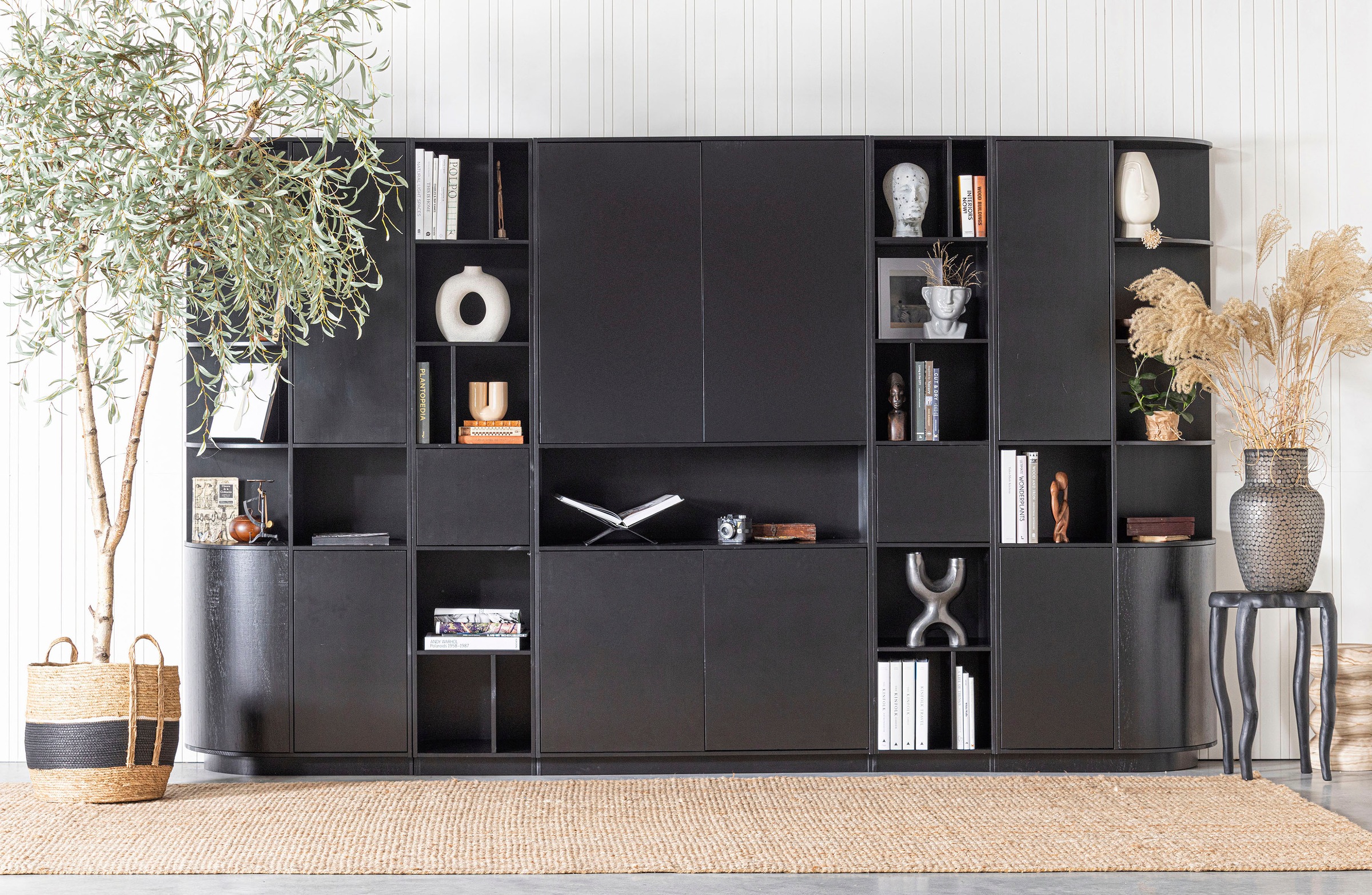 WOOOD Vitrine »Finca«, mit modernem Push-to-Open-System, Breite 78 cm