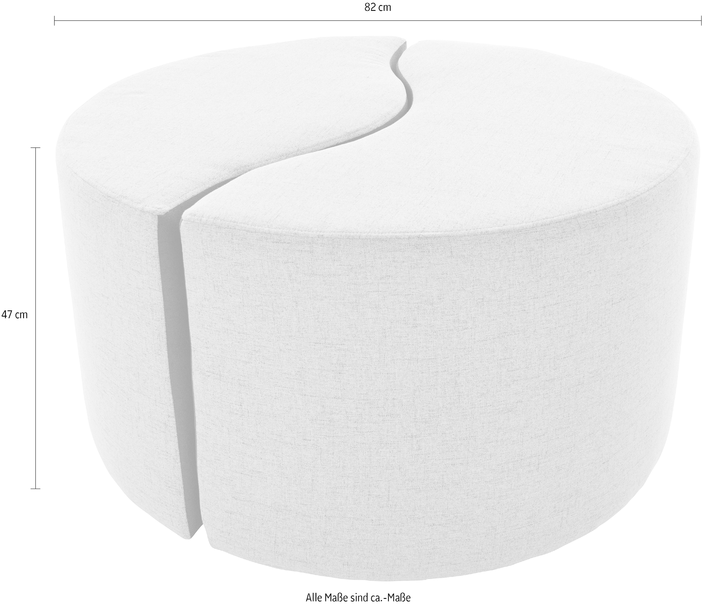 Guido Maria Kretschmer Home&Living Polsterhocker »Wave«