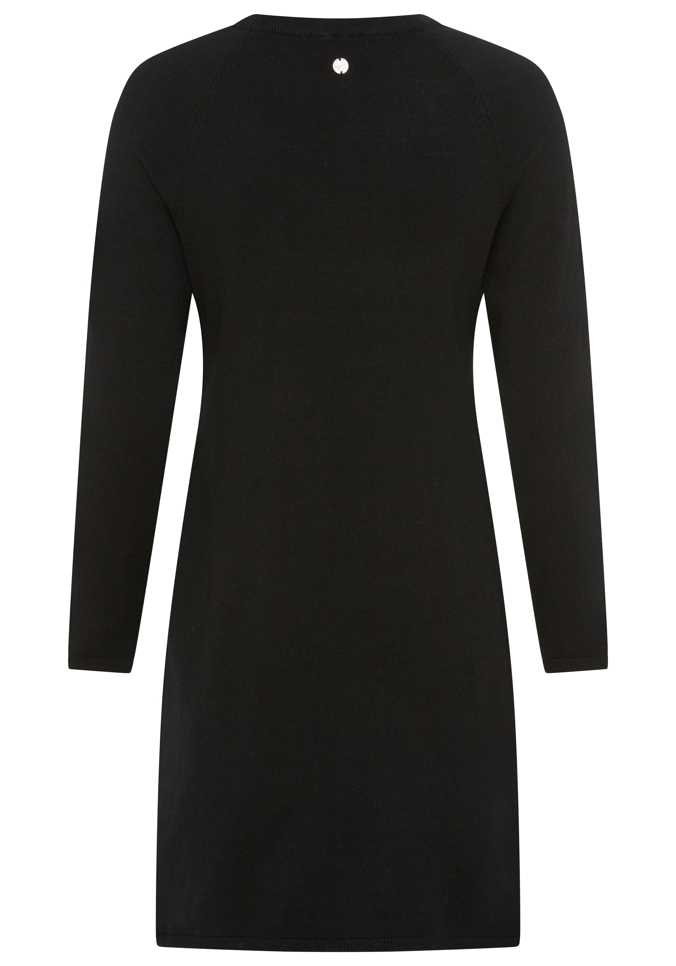 Tamaris Strickkleid »mit figurumspielender Passform« lässiges Mini-Kleid aus Viskosemischung