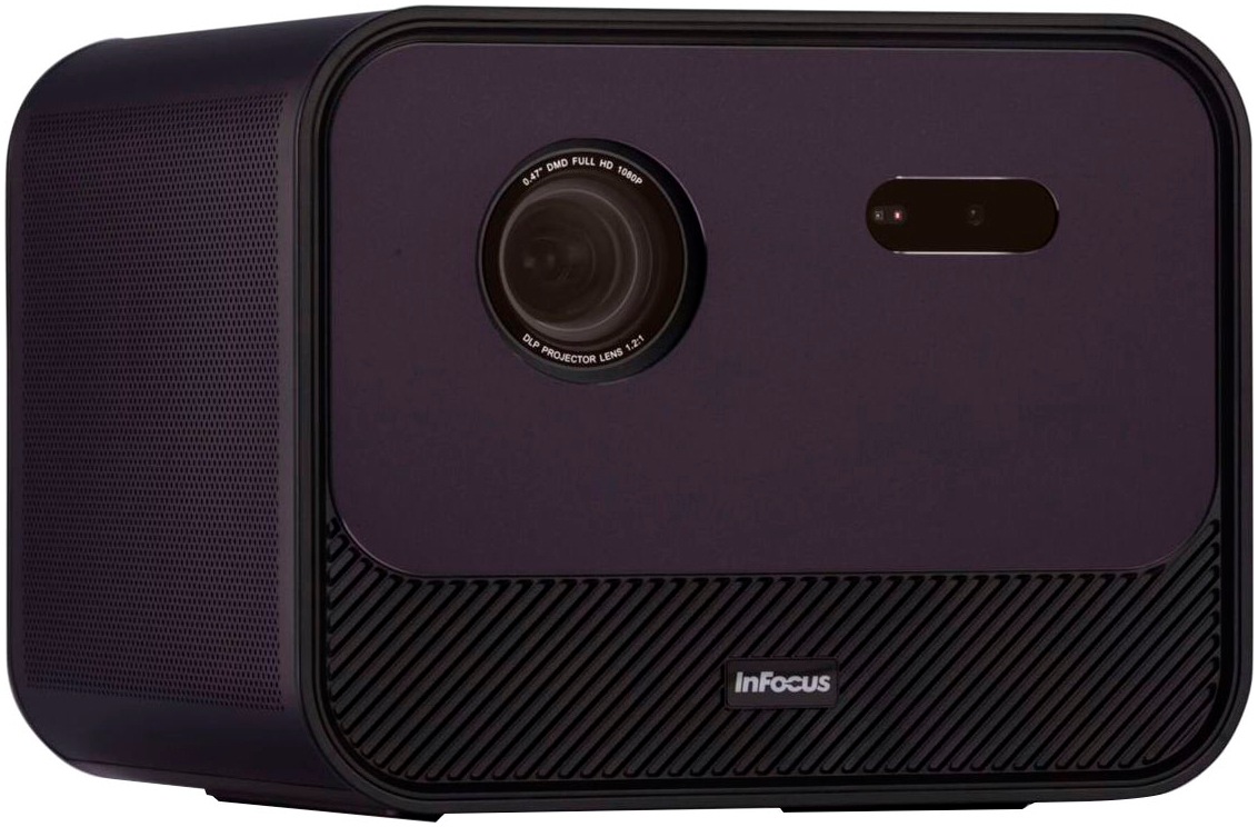 INFOCUS Beamer »Beamer mit LED, 1200 ISO-Lumen, Full HD, HDR10, 3D, Dolby & LAN« (1.200 lm 1920 x 1080 px) schwarz Mühelose Sprachsteuerung