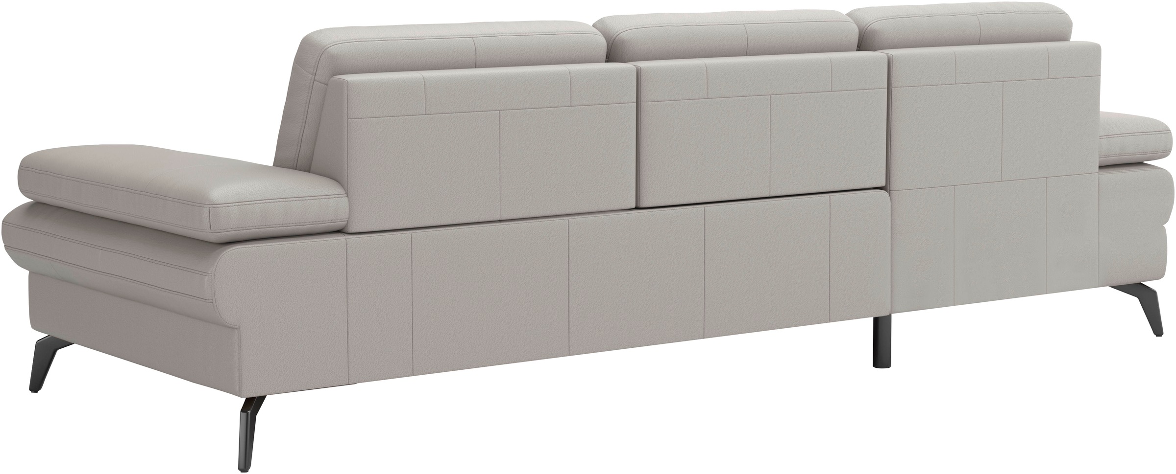 sit&more Ecksofa »Morris L-Form, inkl. Sitztiefenverstellung«, wahlweise mit Armteilverstellung, Bettfunktion & Bettkasten