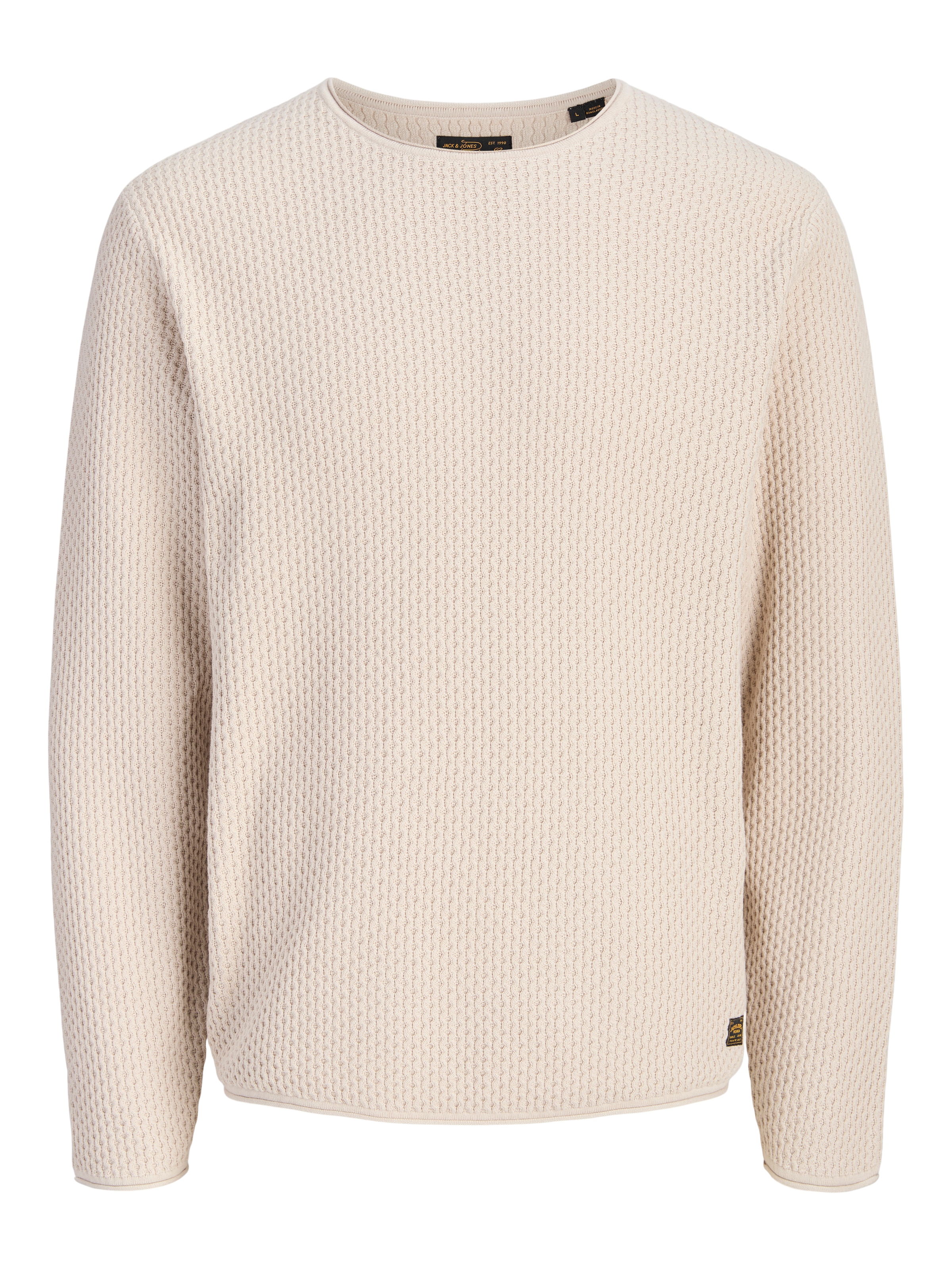 Jack & Jones Rundhalspullover »JPRBLUMASON KNIT CREW NECK SN« Baumwolle, regular fit