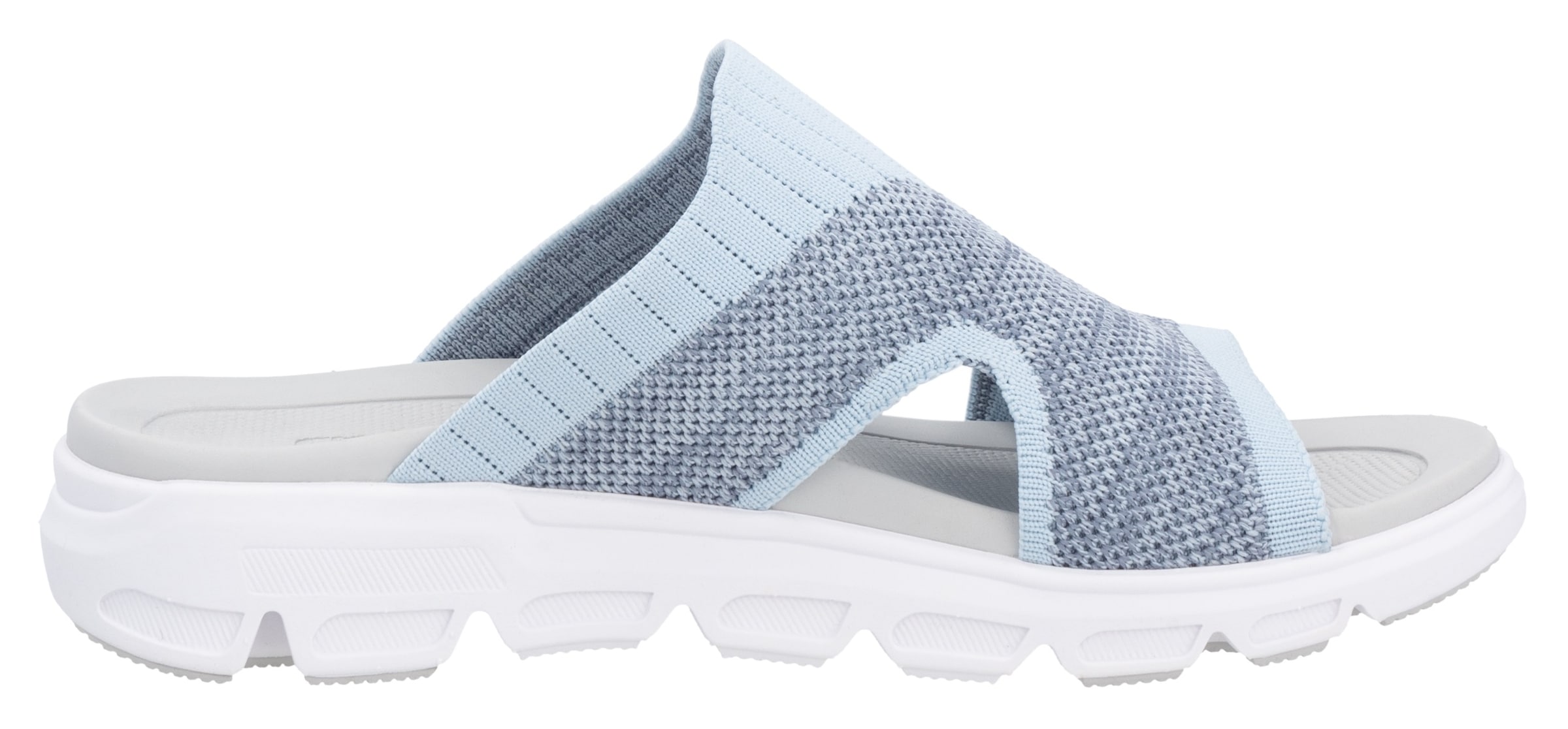 RIEKER Sport Pantolette, Sommerschuh, Schlappen, Poolslides, Strandschuh, maschinenwaschbar