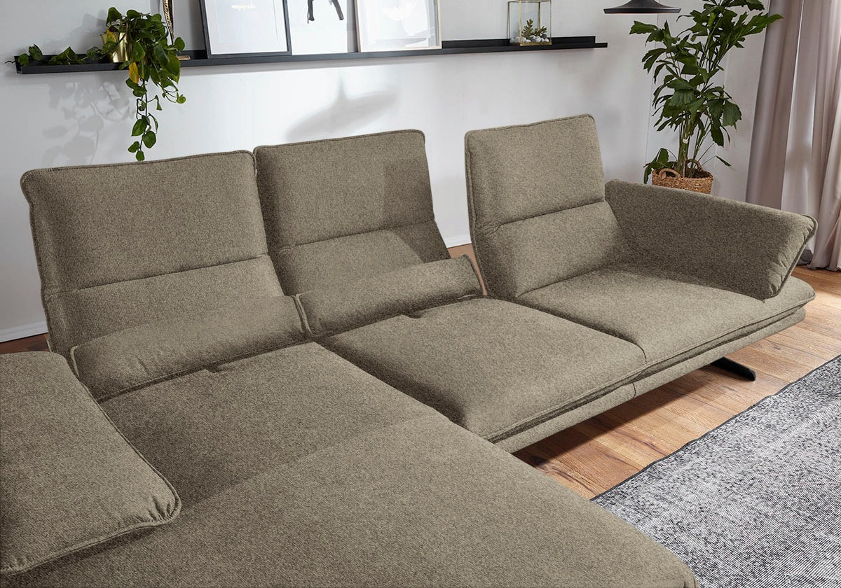 W.SCHILLIG Ecksofa »broadway, Designsofa mit tollem Sitzkomfort«, Sitztiefe günstig online kaufen