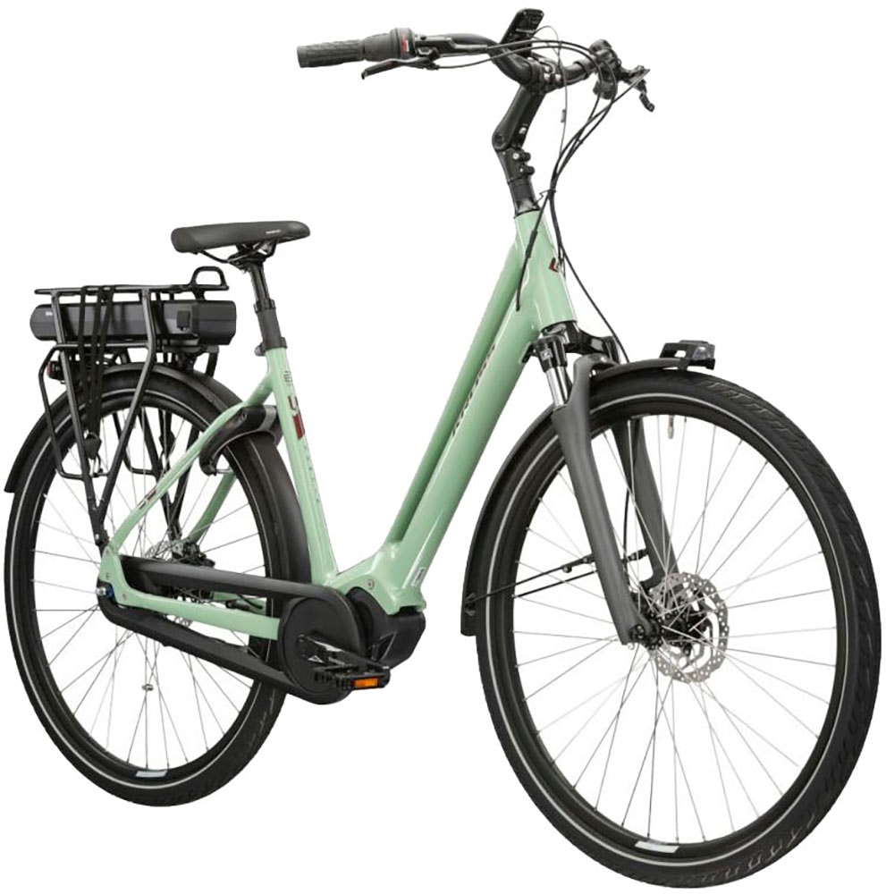 Kross E-Bike »E-Citybike Sentio Hybrid 4.0 28 Zoll grün«, 7 Gang, Shimano, NEXUS, Mittelmotor 250 W
