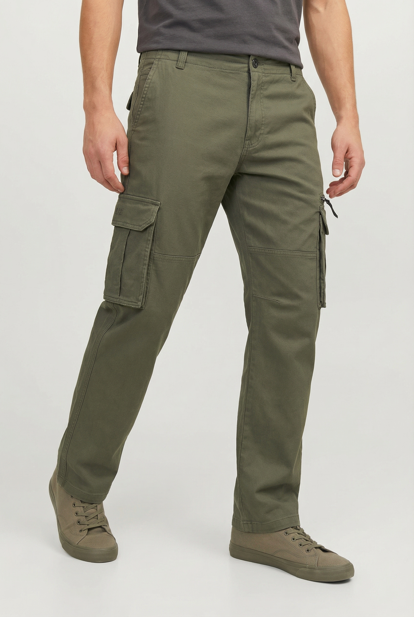 Jack & Jones Cargohose »JPSTKANE DOVER ZIP CARGO SN«  mit Seitentaschen