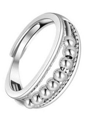 Firetti Fingerring »Schmuck Geschenk Silber 925 Silberring Anti-Stress Meditationsring«, Made in Germany