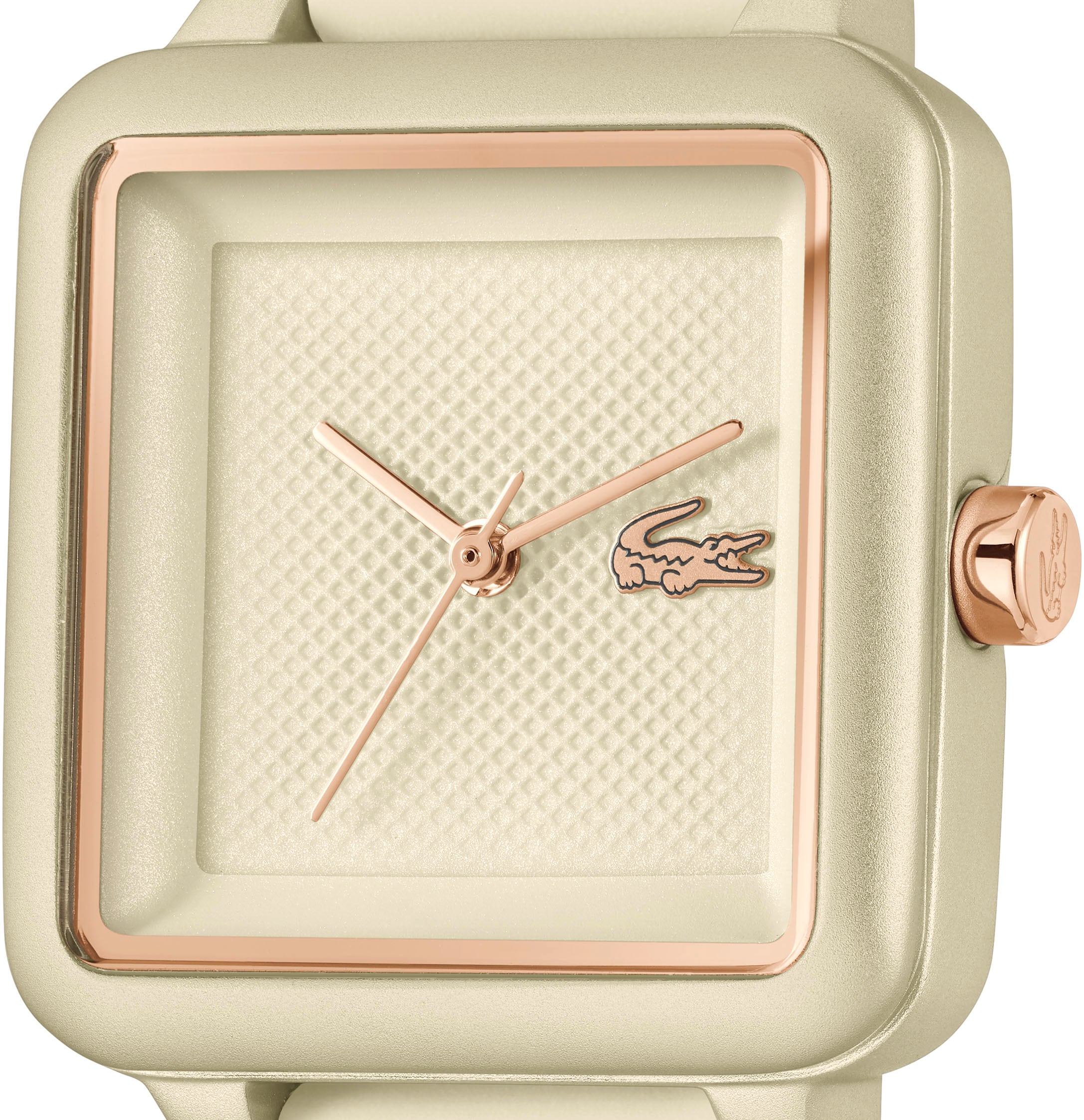 Lacoste Quarzuhr »LACOSTE.12.12 FLOW«, Armbanduhr, Damenuhr, analog, Silikonarmband