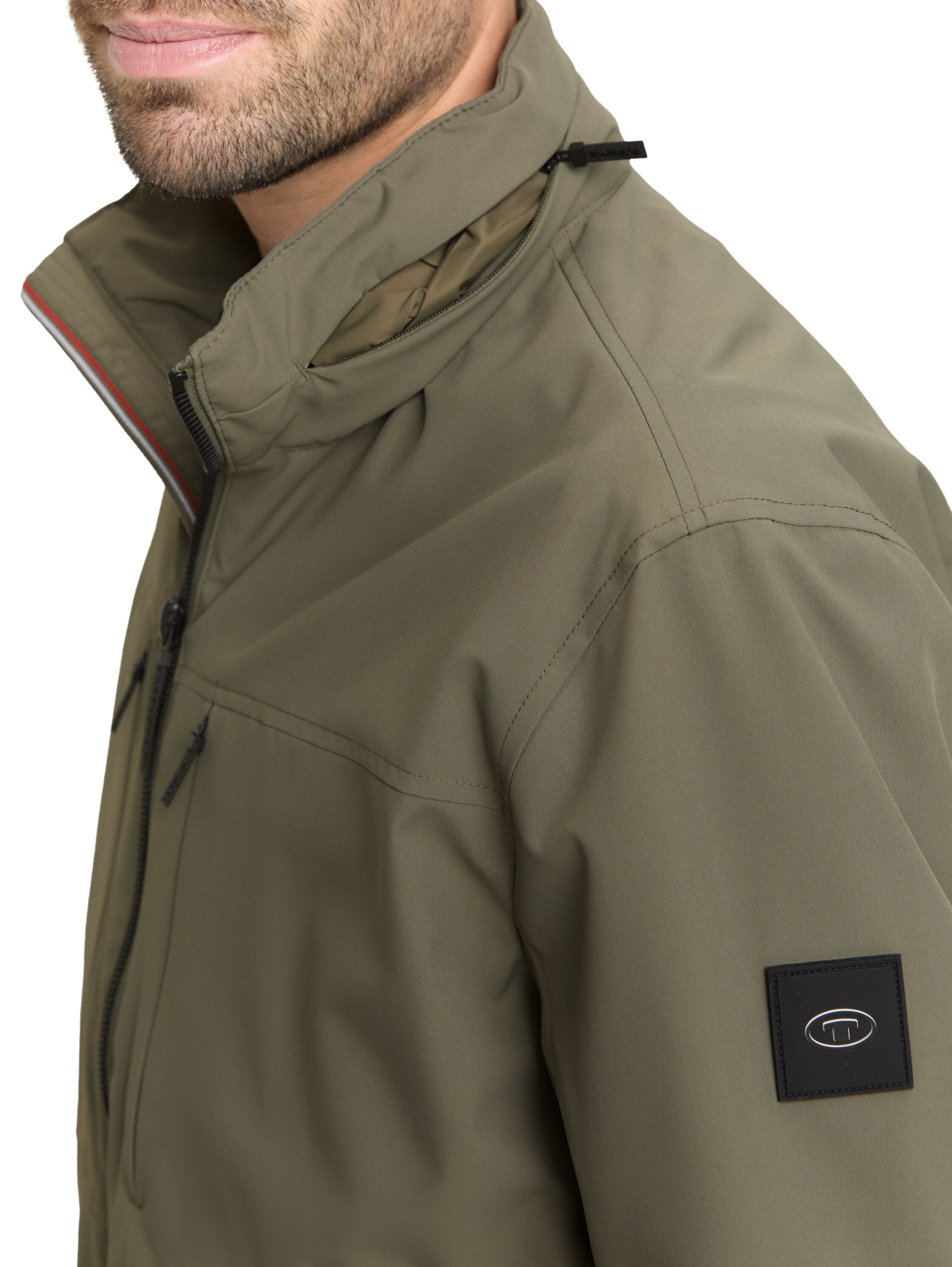 TOM TAILOR Blouson mit Kapuze mit elastischem Bund