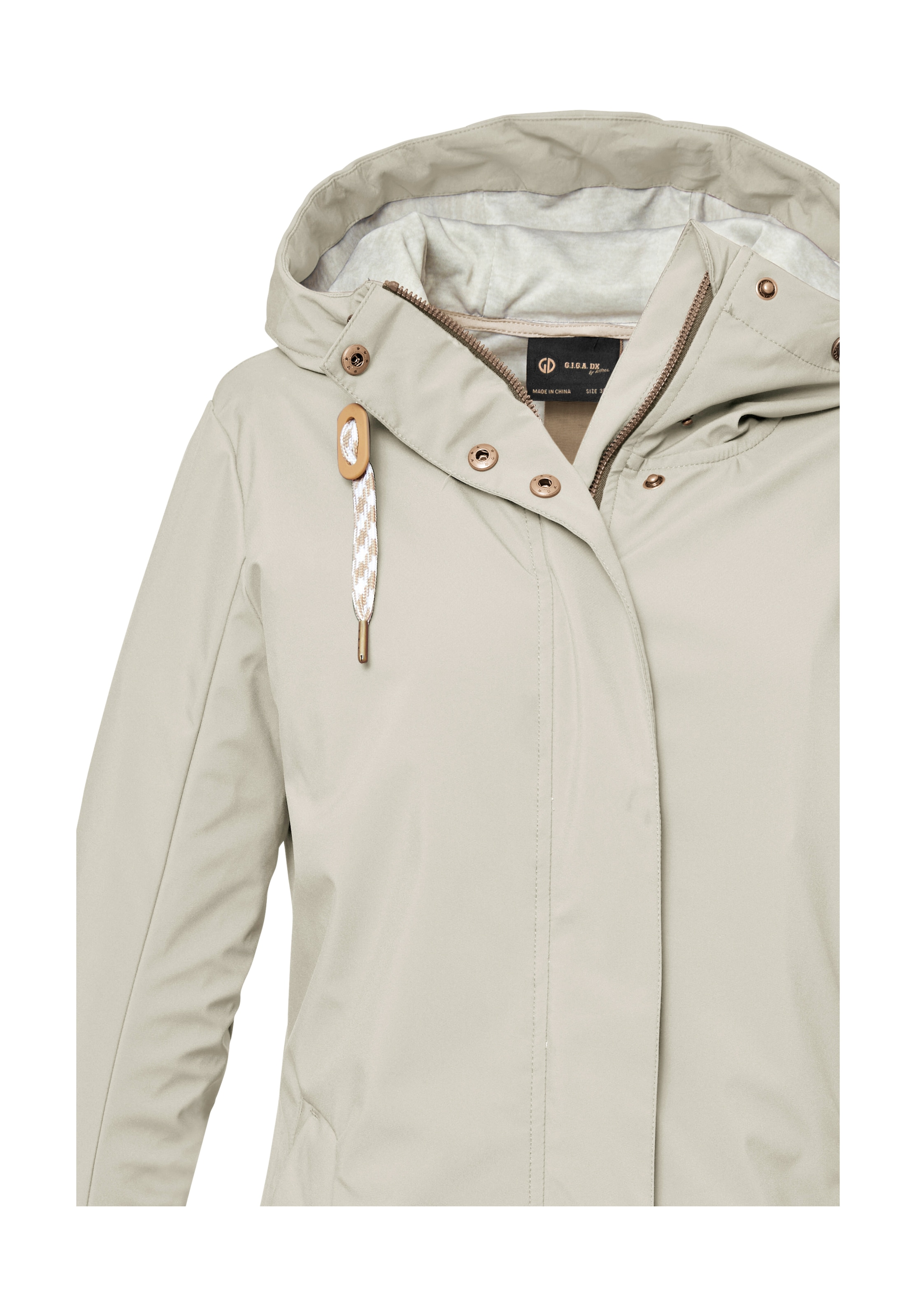 G.I.G.A. DX by killtec Softshellparka »GS 16 WMN SFTSHLL PRK«, Wasserdichter, atmungsaktiver Parka aus recycelten Materialien