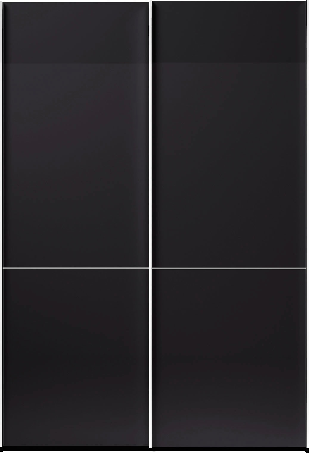 Musterring Schwebetürenschrank »Imola W« inkl. Einlegeböden und Kleiderstangen, mit Glastüren und Aufleistungen