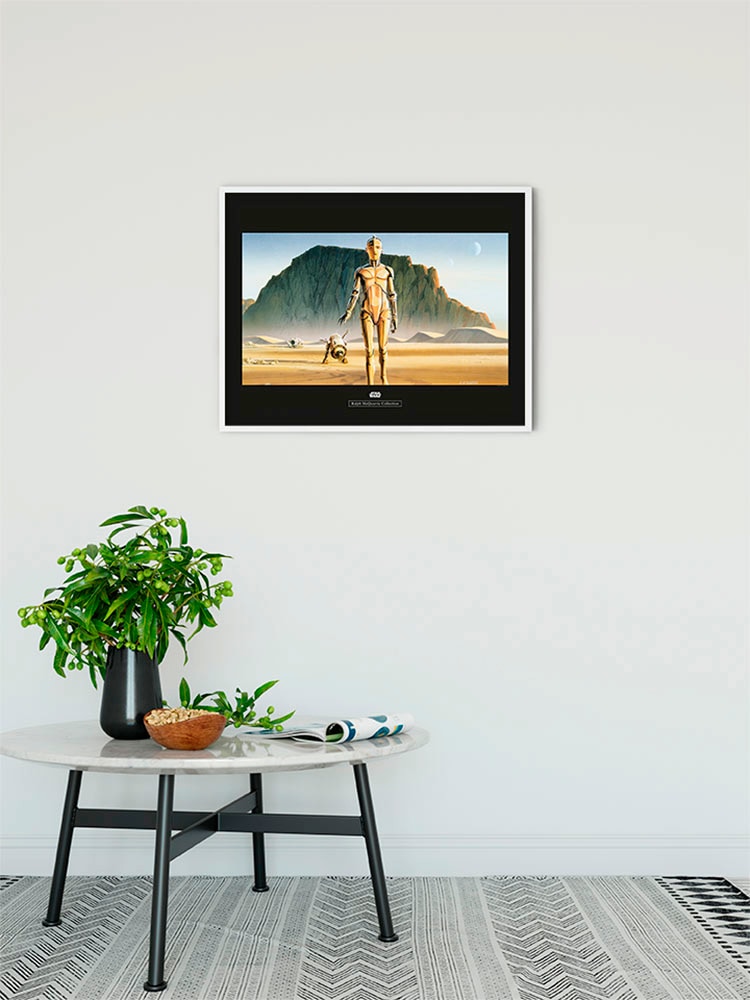 Komar Bild »Star Wars Classic RMQ Droids«, Star Wars, (1 St.), Wandbild zur Dekoration im Kinderzimmer - ohne Rahmen