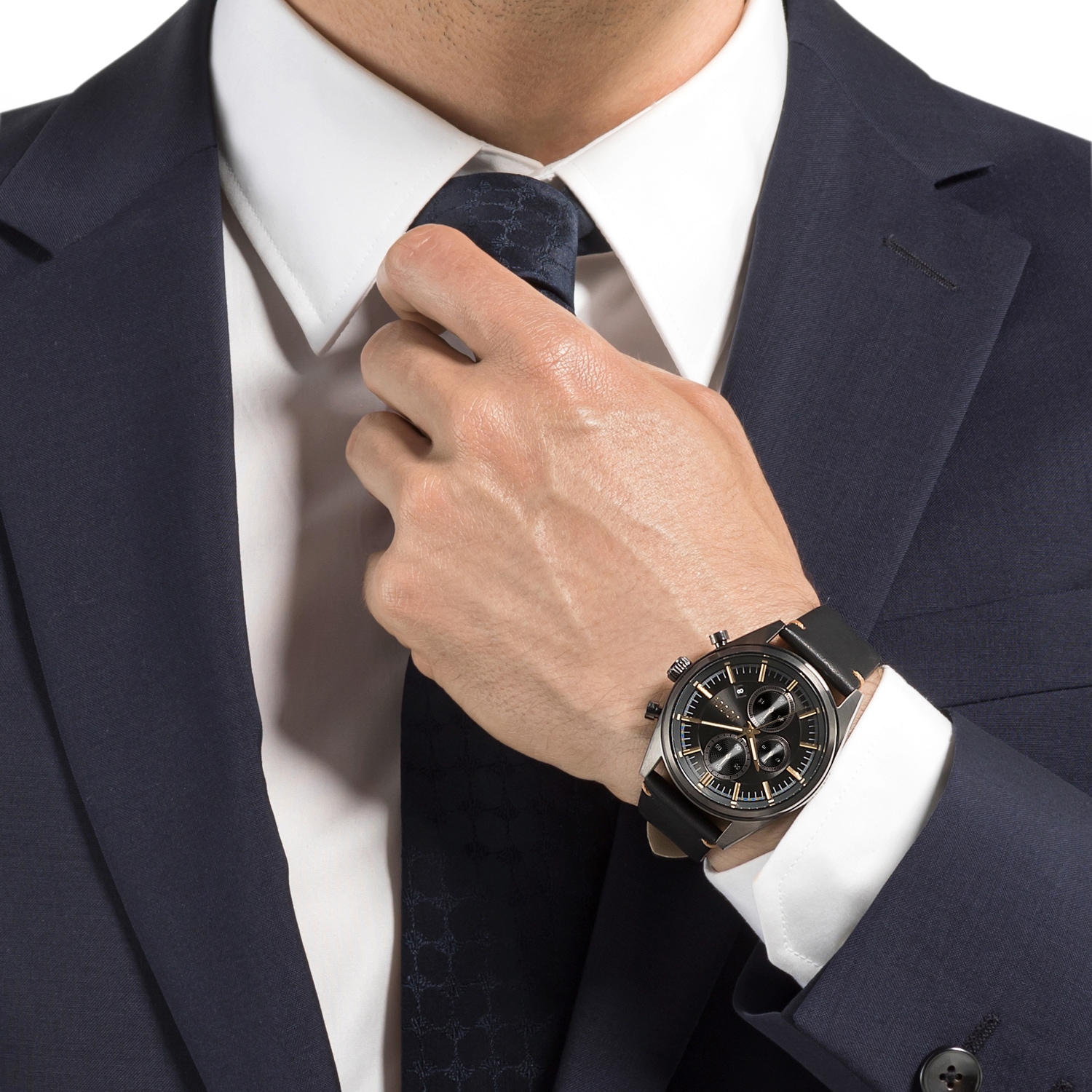 JOOP! Chronograph »2034581«, Armbanduhr, Quarzuhr, Herrenuhr, Stoppfunktion