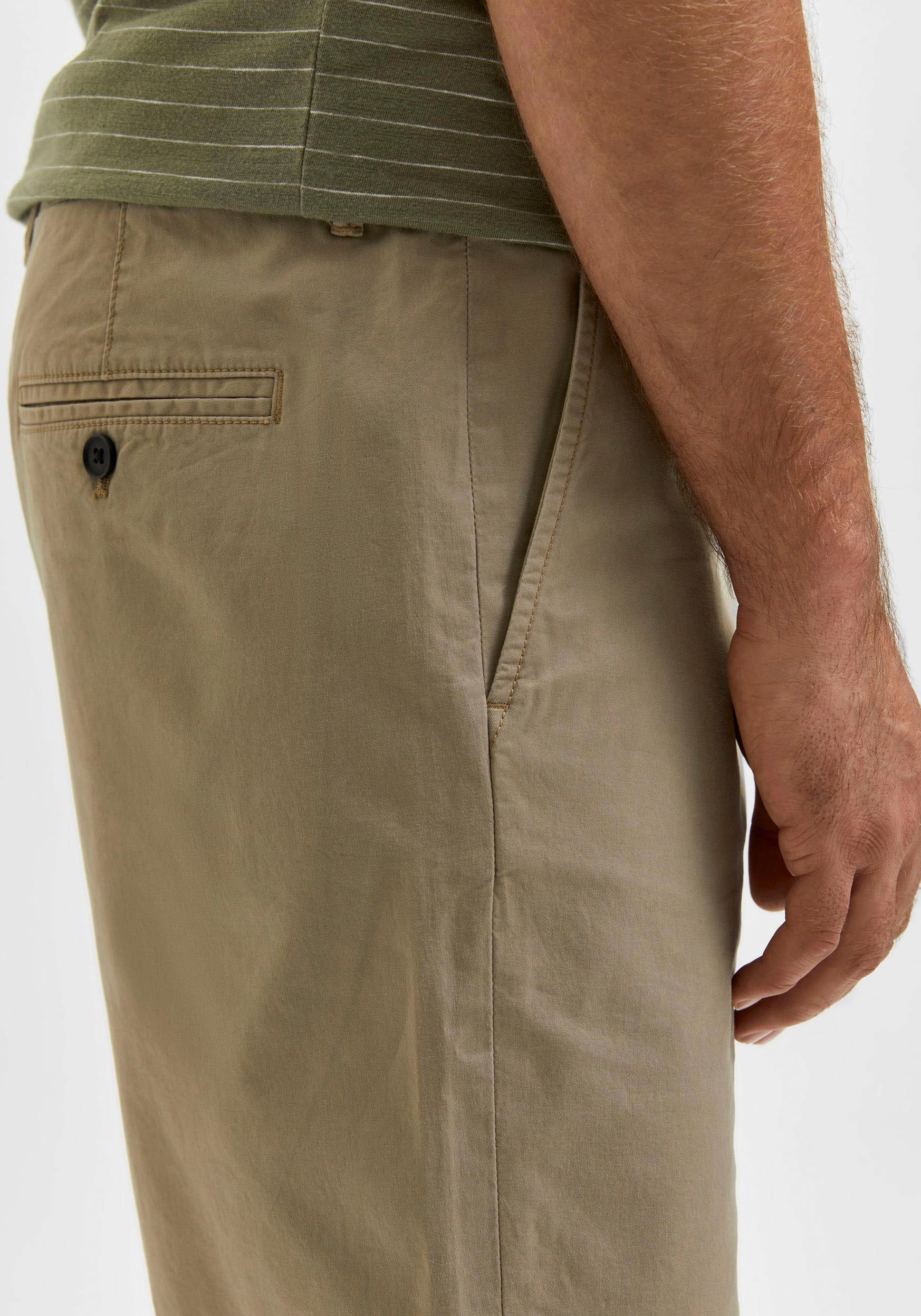 3. Bild von SELECTED HOMME Chinoshorts »SLHCOMFORT-HOMME FLEX SHORTS W NOOS«, unifarben