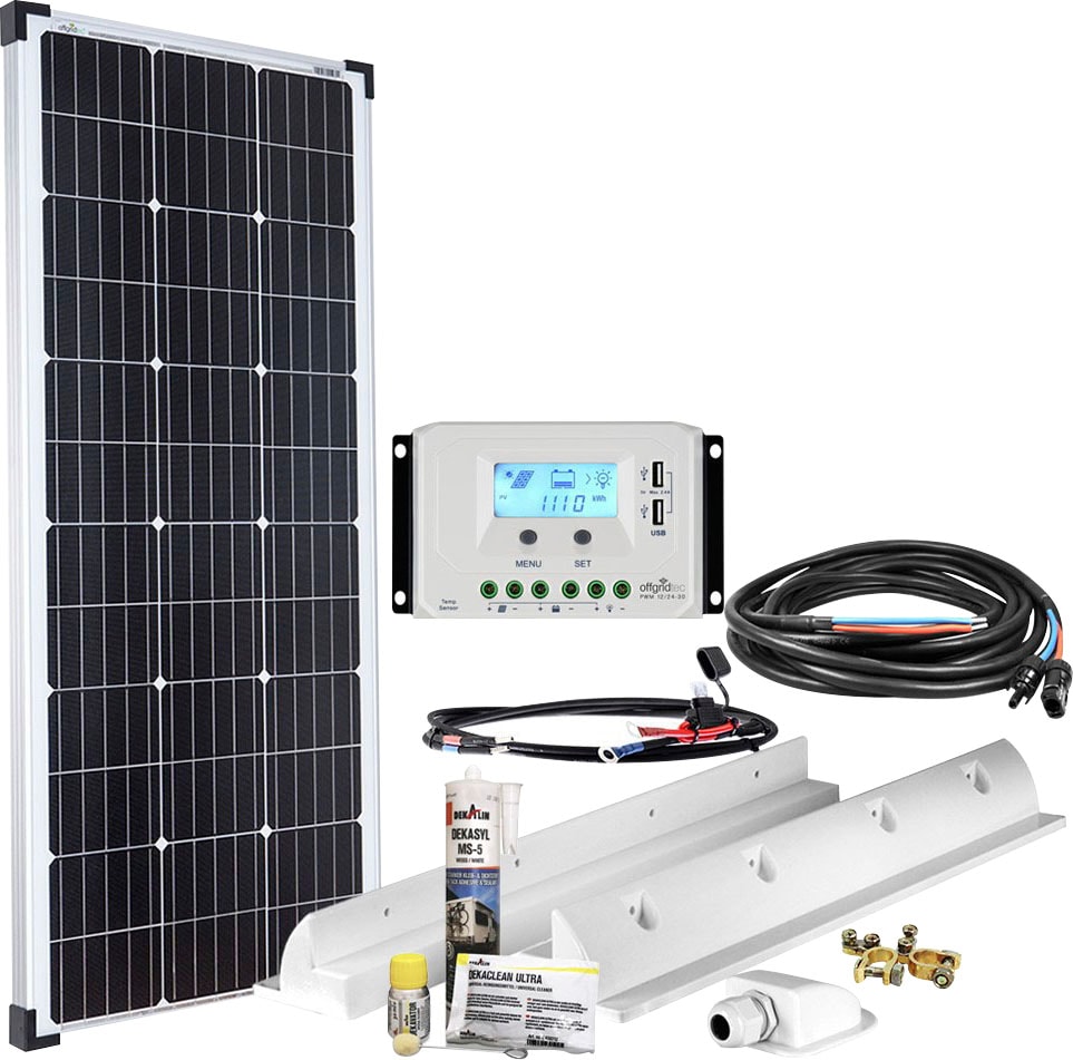 offgridtec Solaranlage »mPremium L-100W/12V«, (Set), Wohnmobil