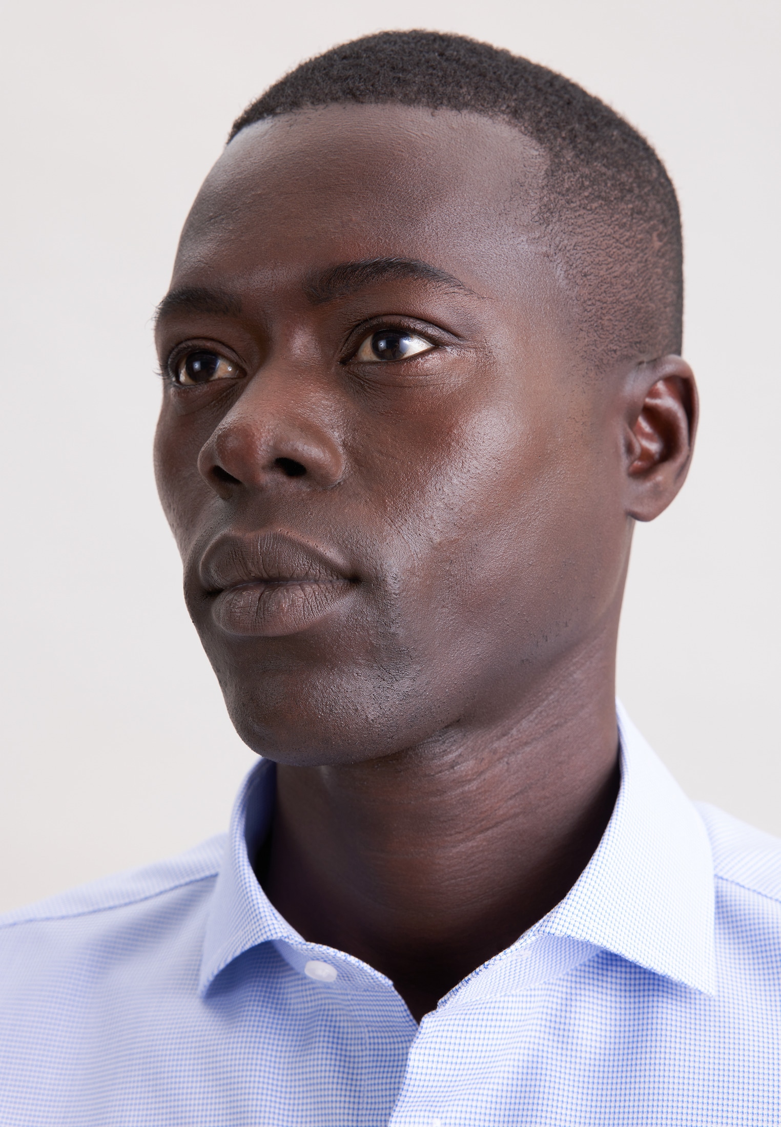 seidensticker Businesshemd »Schwarze Rose« Slim 1/2 Kentkragen Struktur