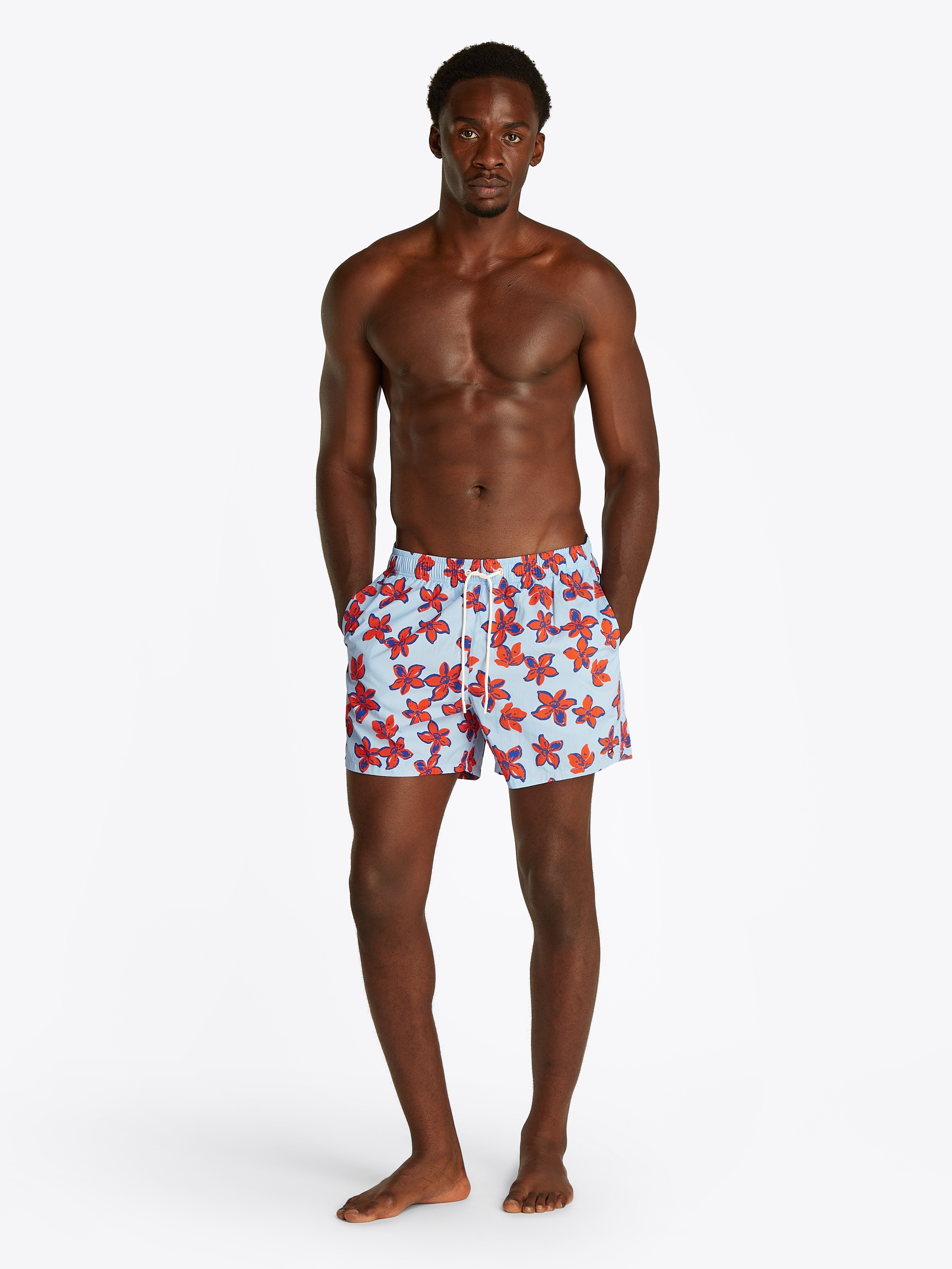Tommy Hilfiger Swimwear Badeshorts »MEDIUM DRAWSTRING PRINT«, mit Muster