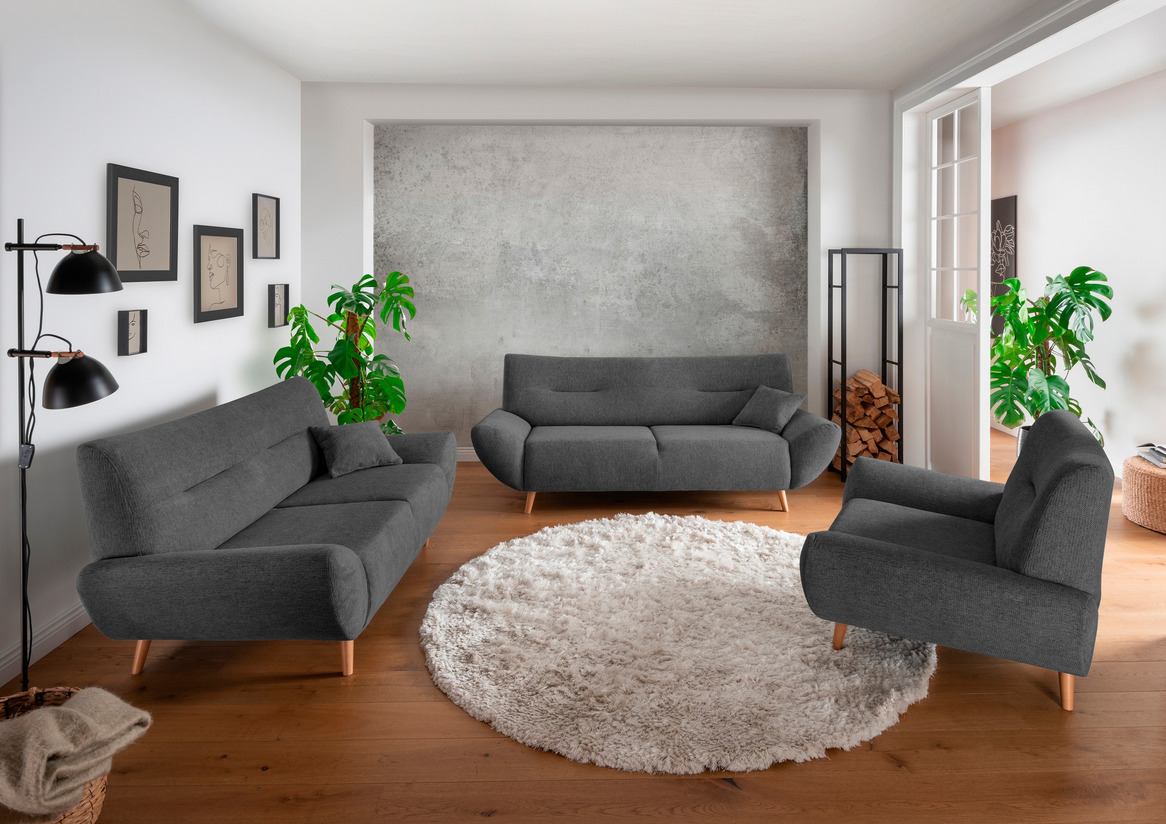 Home affaire Polstergarnitur »Drago elegant und zeitlos, komfortabel, moder günstig online kaufen