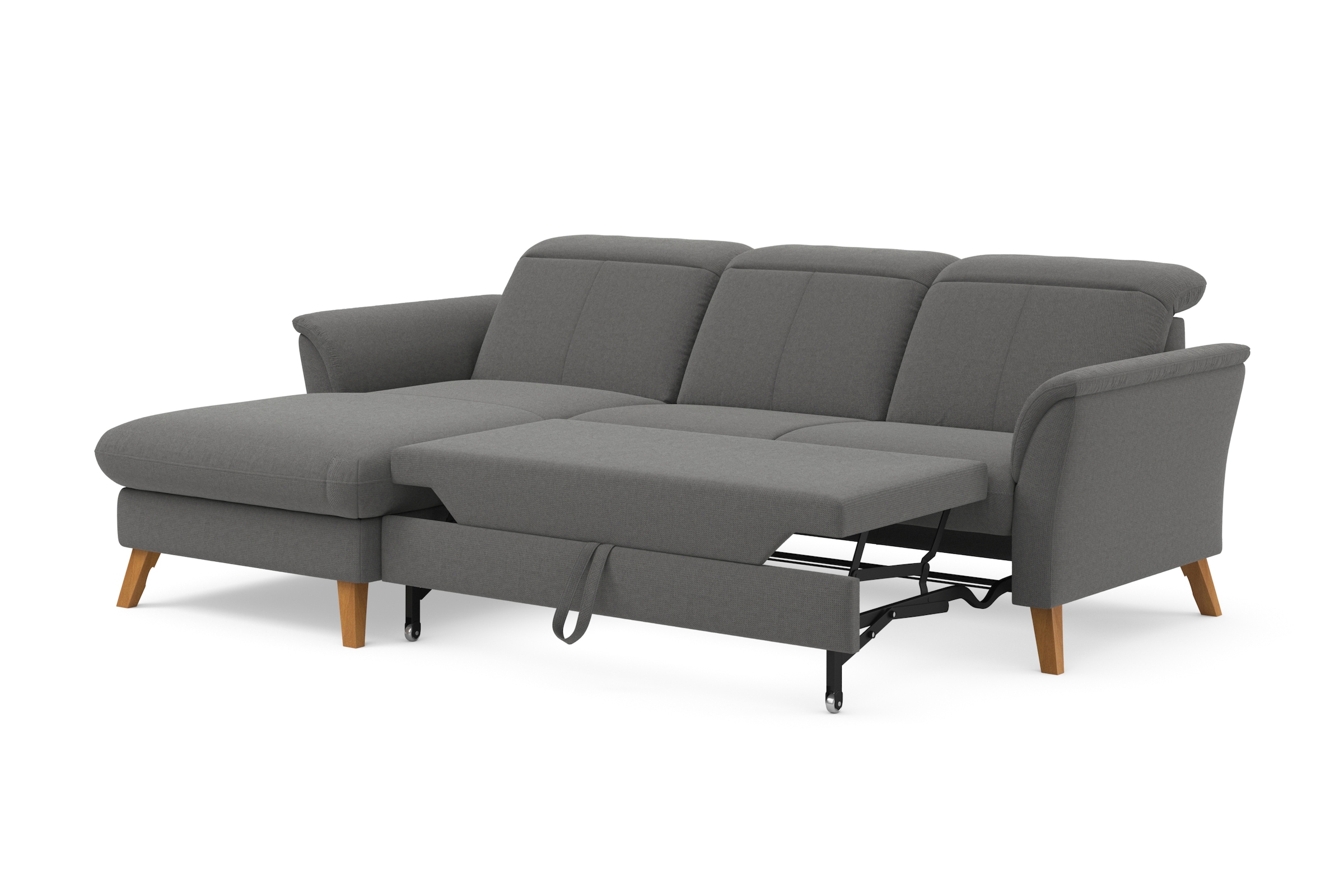 sit&more Ecksofa »Romero L-Form«, wahlweise mit oder ohne Relax-Funktion, Bettfunktion, Bettkasten