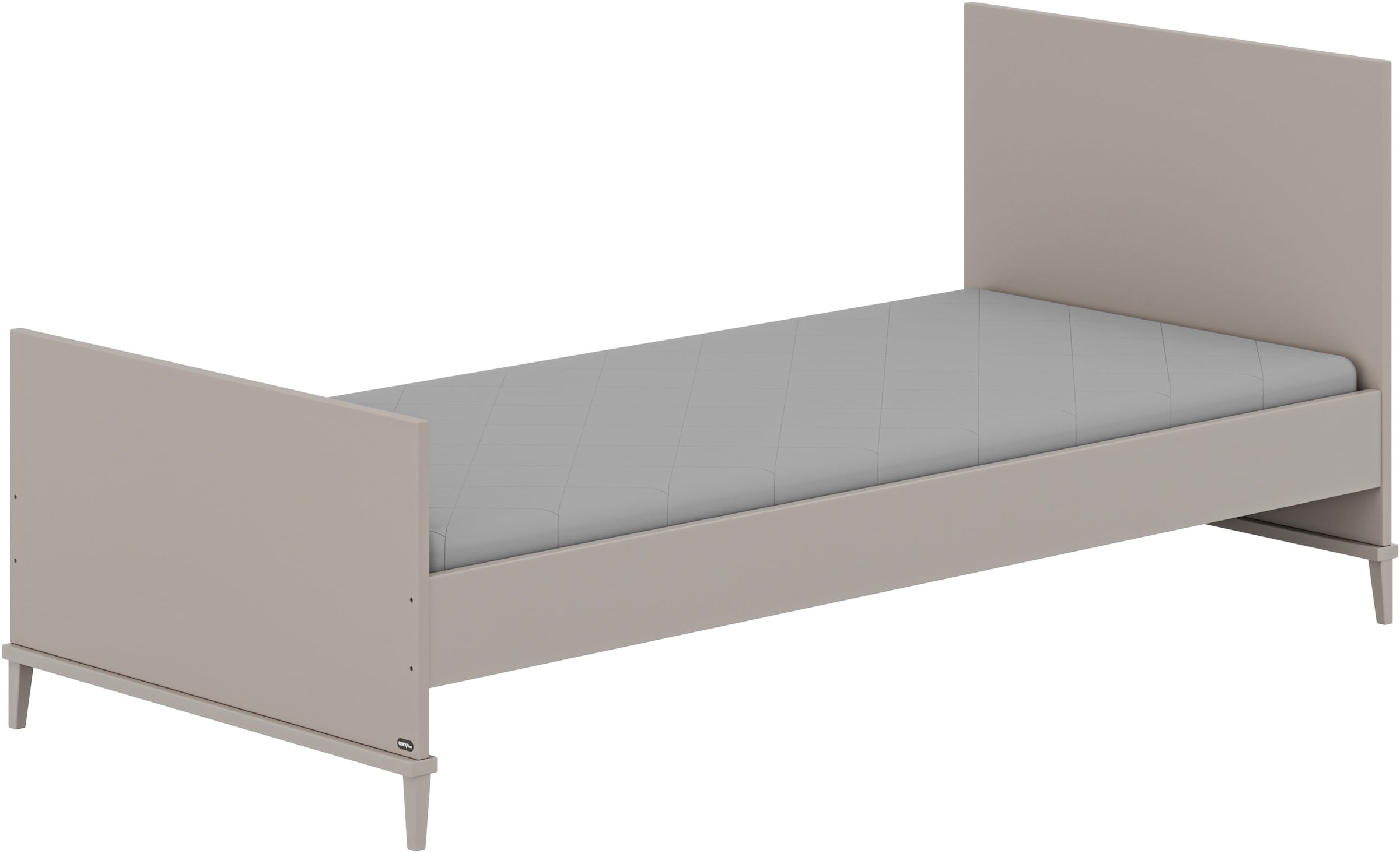 YUNY by PAIDI Kinderbett »BROTHER STU«, (B/H/T ca. 207x96x91cm, Taupe), yun günstig online kaufen