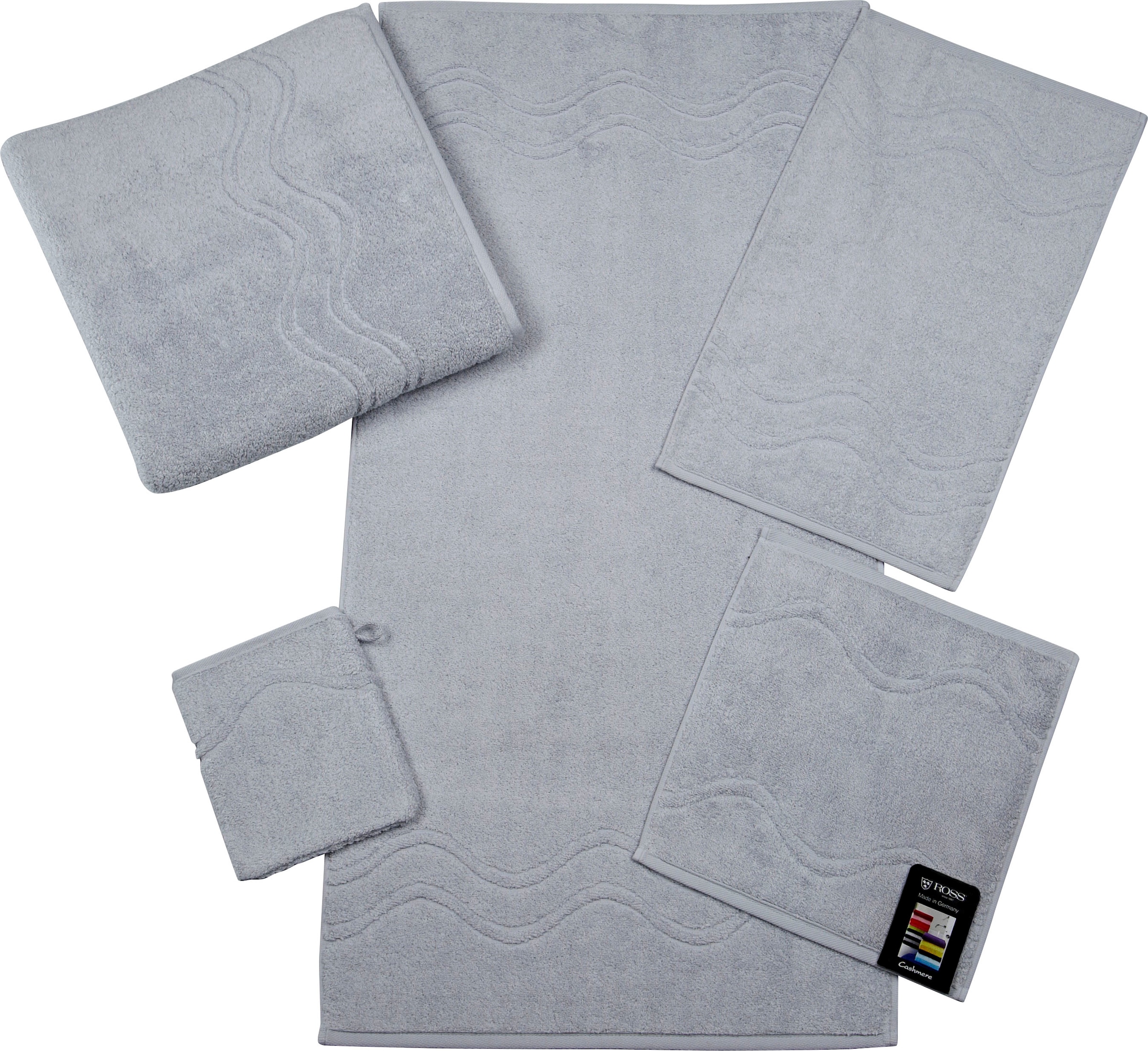 ROSS Handtuch »Cashmere«, (2 St.), mit Wellenbordüre online bestellen