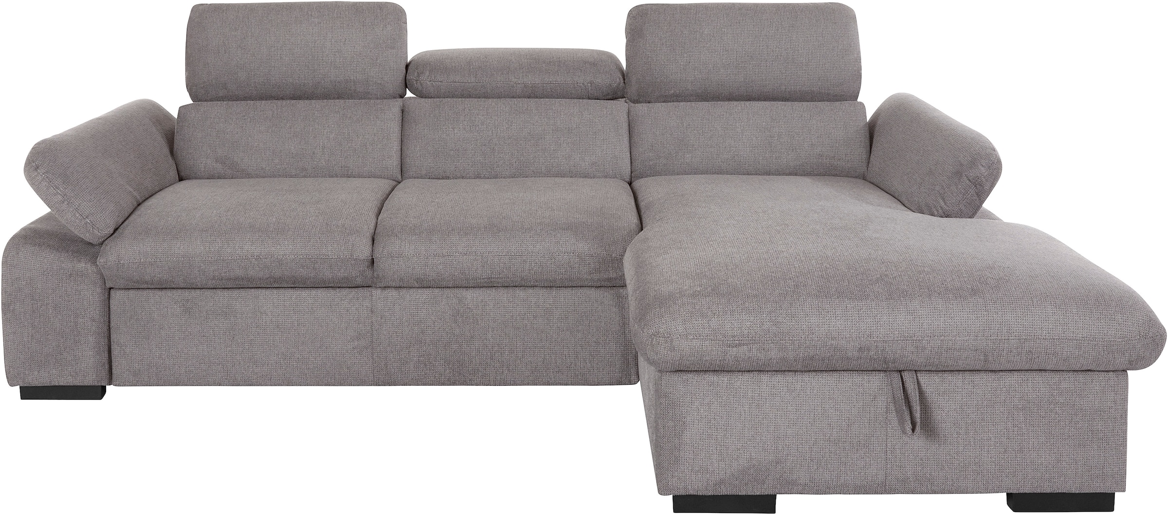 COTTA Ecksofa »Lola L-Form«, (Set, mit Hocker), mit Hocker & Kopfteilfunkti günstig online kaufen