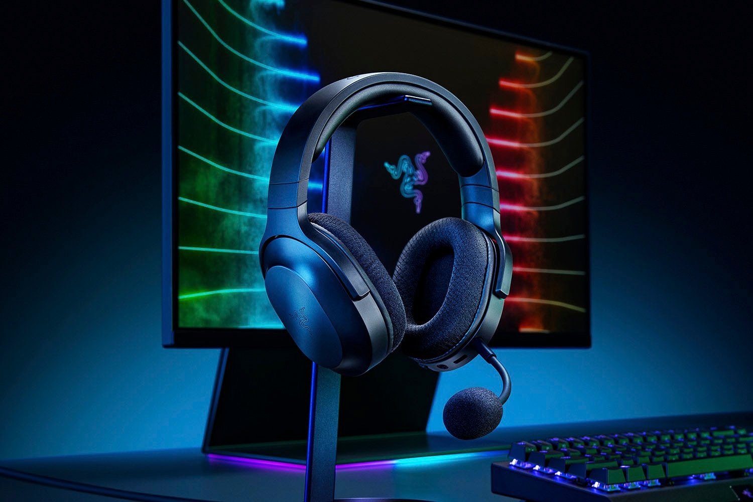 RAZER Kopfhörer »Barracuda X«, Bluetooth, Rauschunterdrückung-integrierte Steuerung für Anrufe und Musik-Freisprechfunktion-Mikrofon abnehmbar