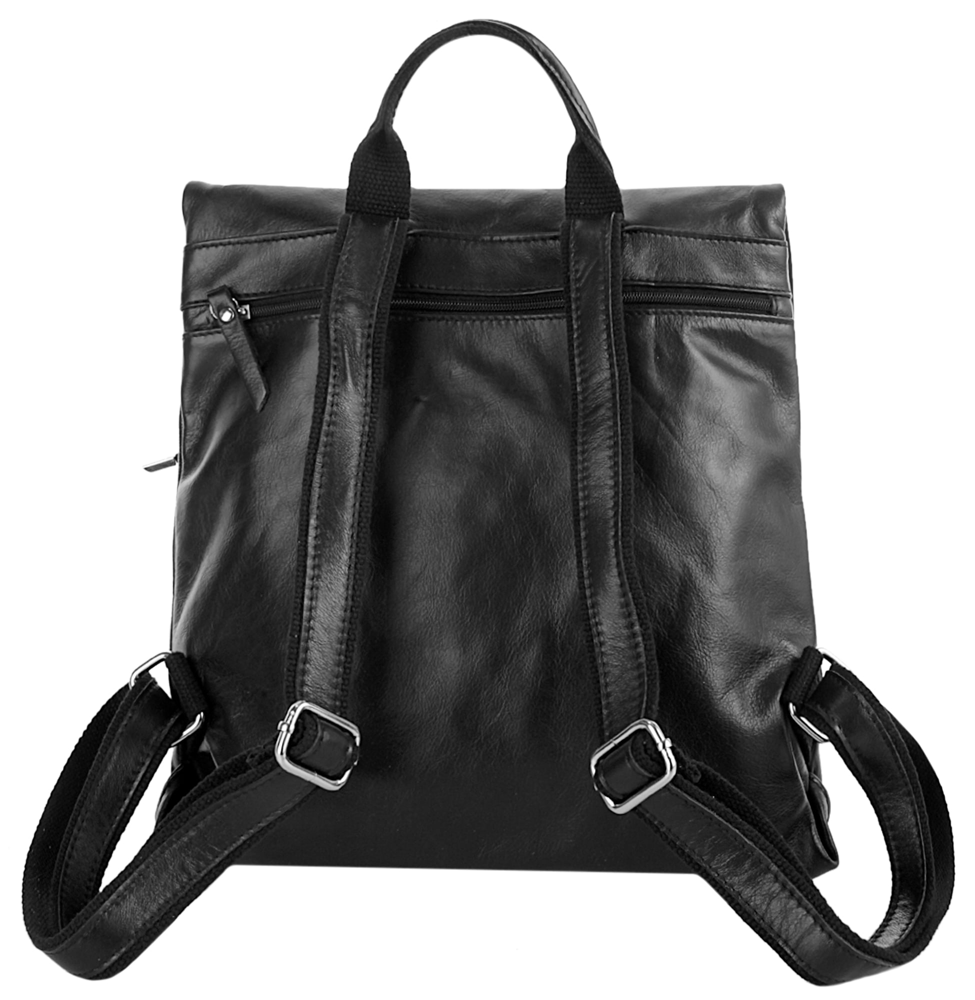 Cluty Cityrucksack echt Leder, Made in Italy