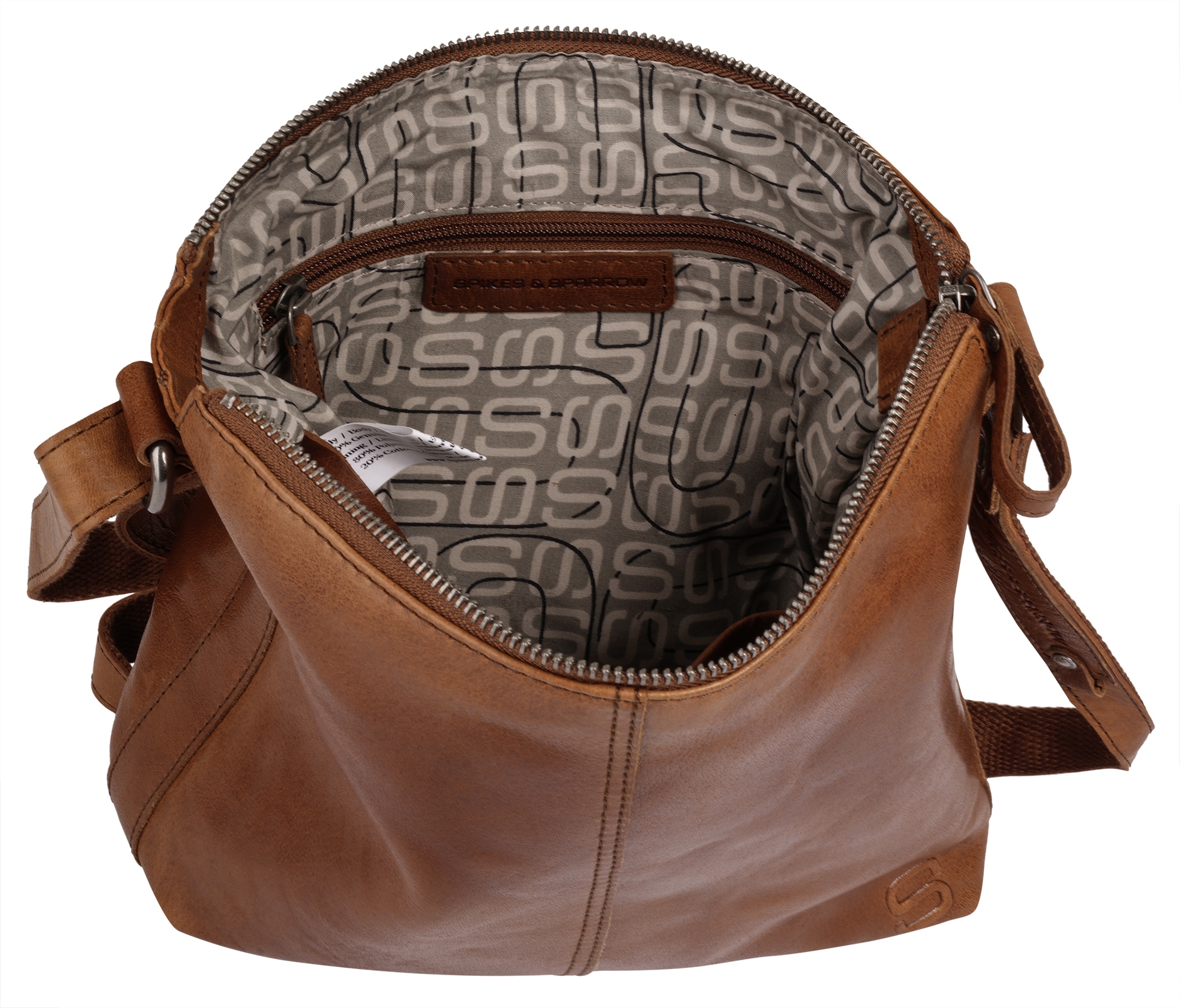 Spikes & Sparrow Umhängetasche echt Leder