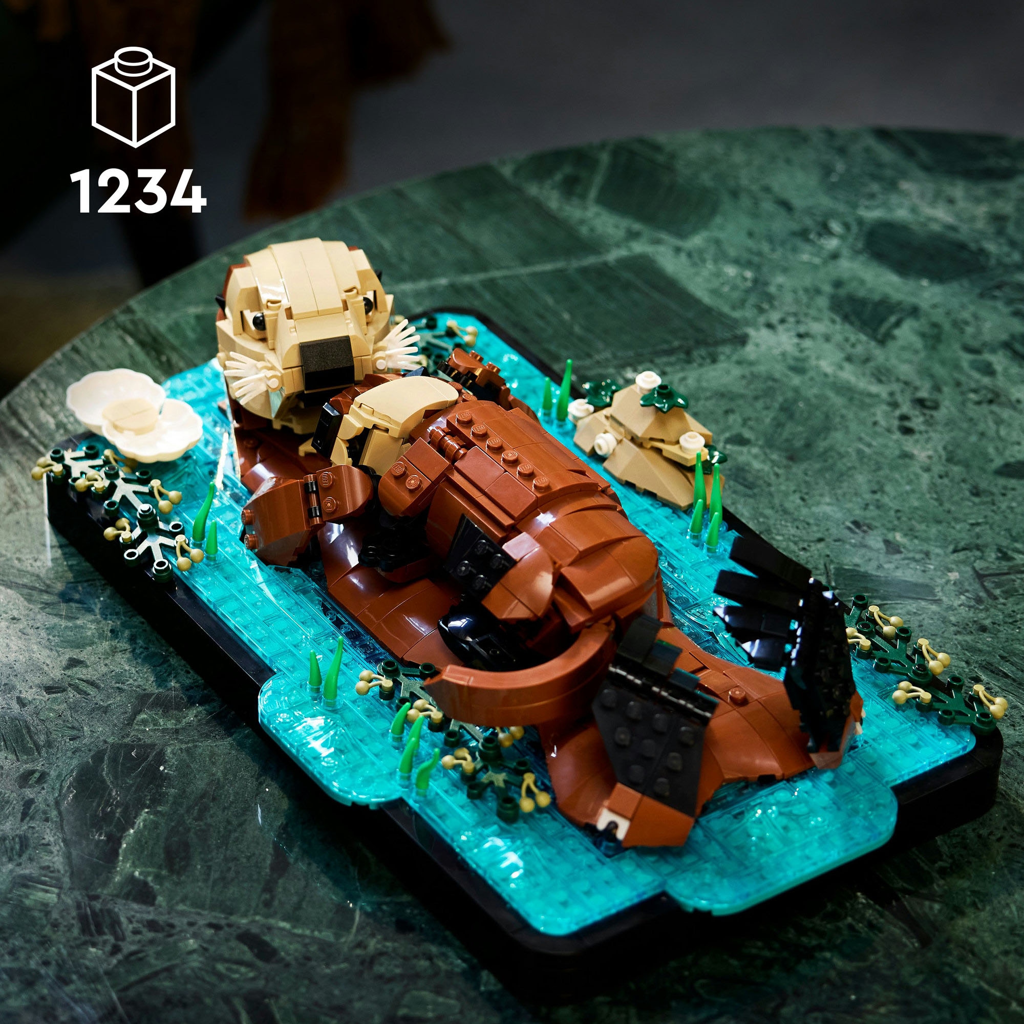 LEGO® Konstruktionsspielsteine »Schwimmende Otter (21366), LEGO Ideas«
