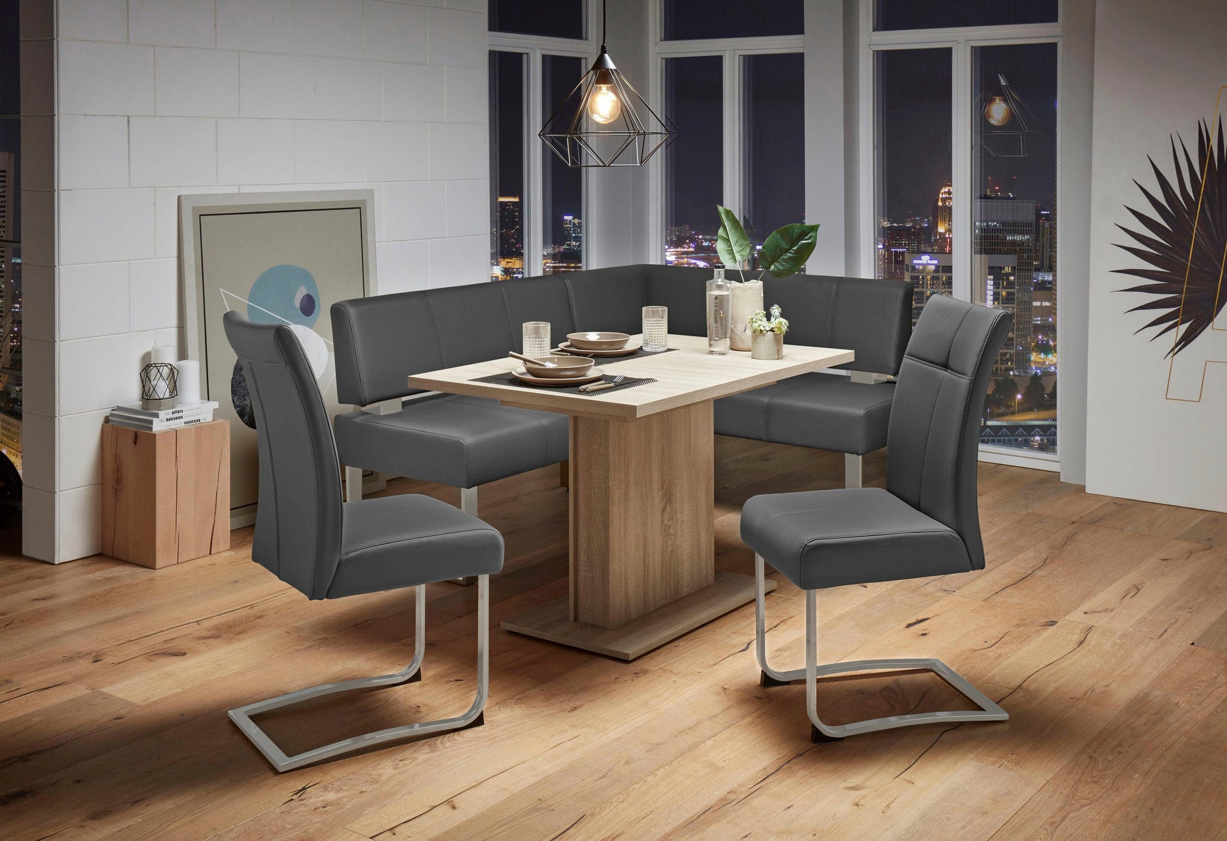 Home affaire Freischwinger »Rab« (Set) 2 Stk.Bezug in verschiedenen Qualitä günstig online kaufen